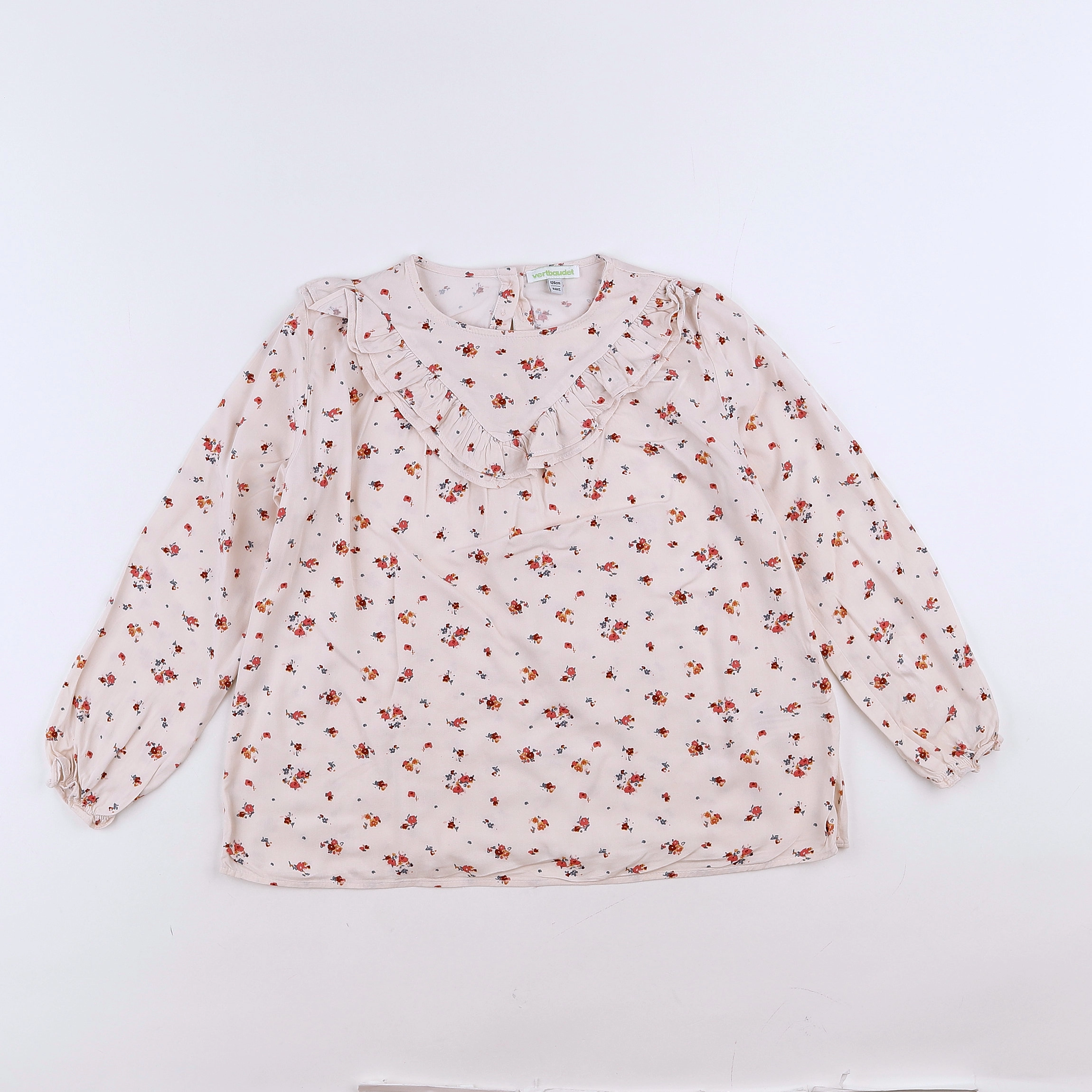 Vertbaudet - blouse multicolore - 8 ans