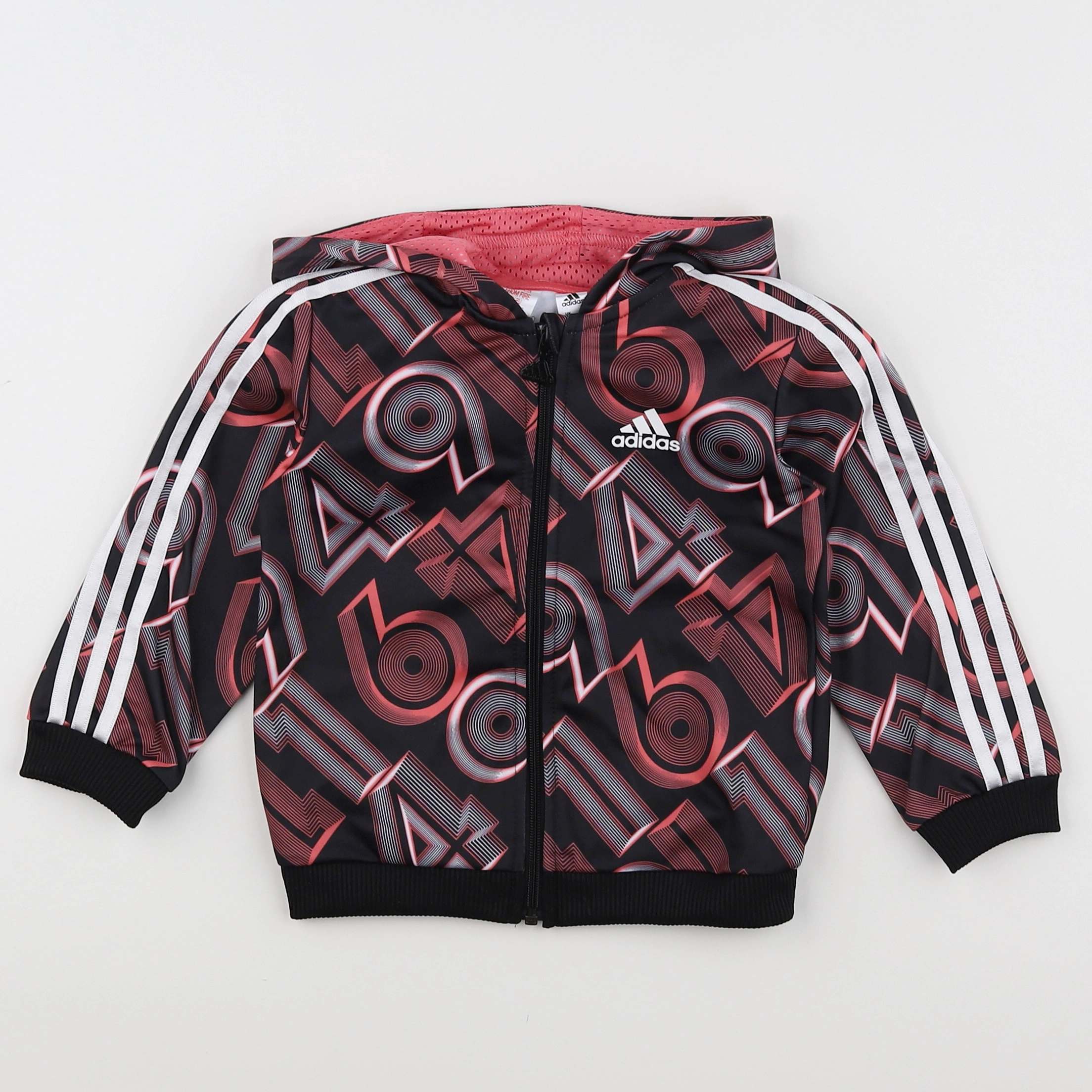 Adidas - sweat multicolore - 12/18 mois