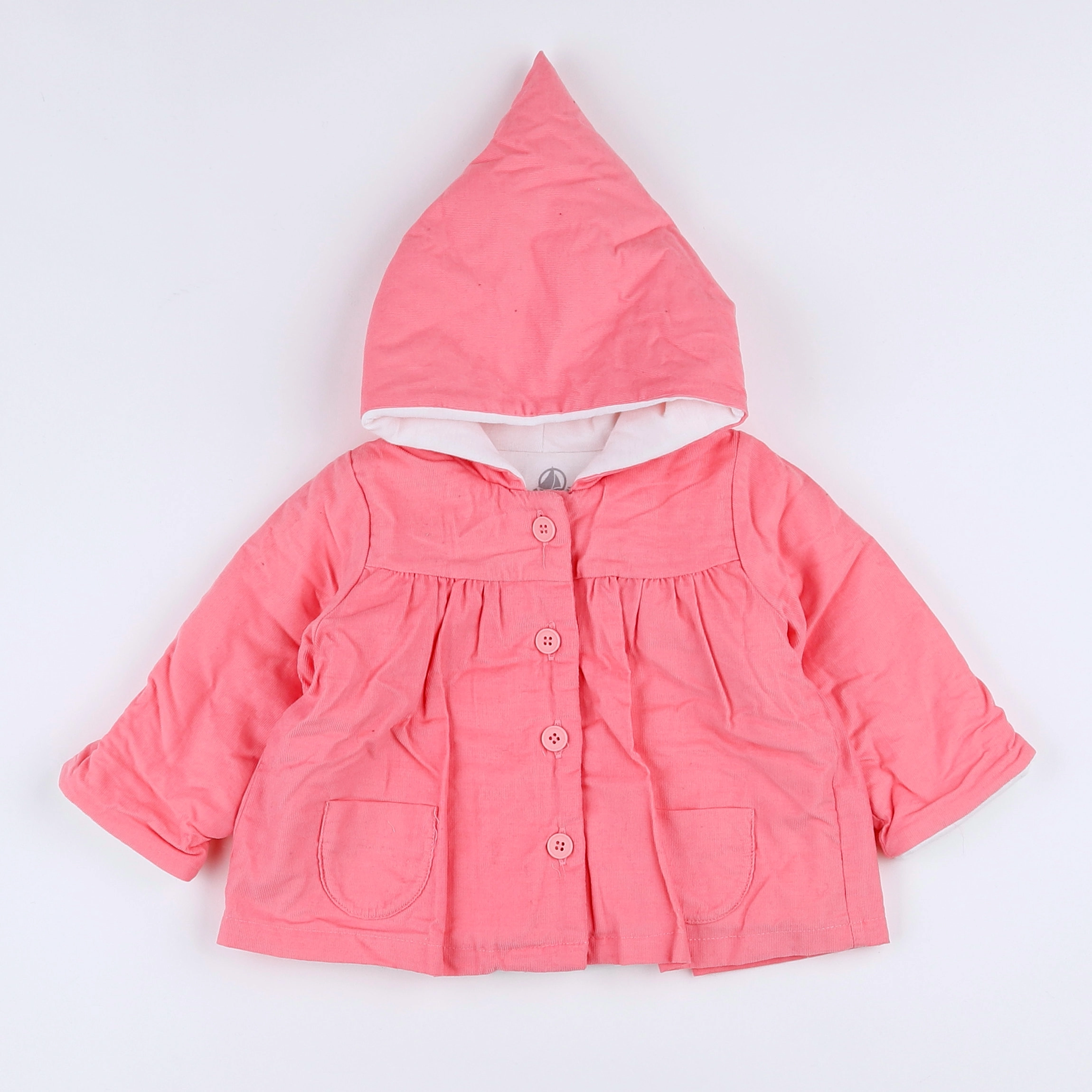 Petit Bateau - veste rose - 3 mois