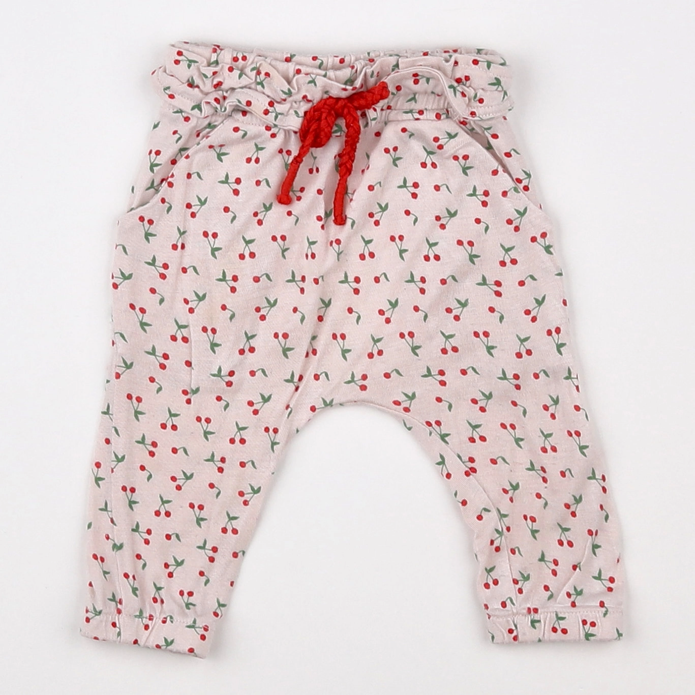 Vertbaudet - sarouel rose - 3 mois