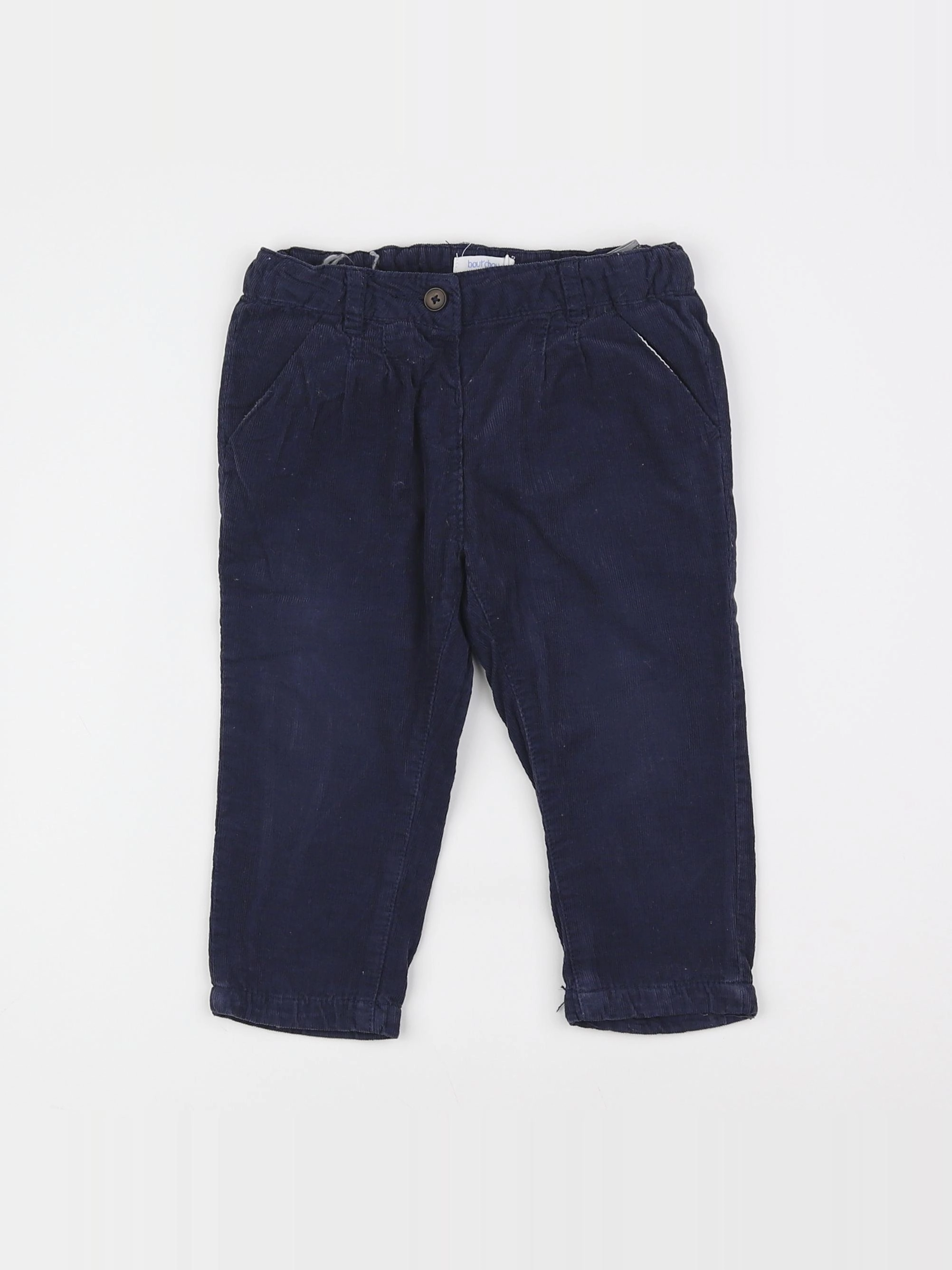 Boutchou - pantalon bleu - 12 mois