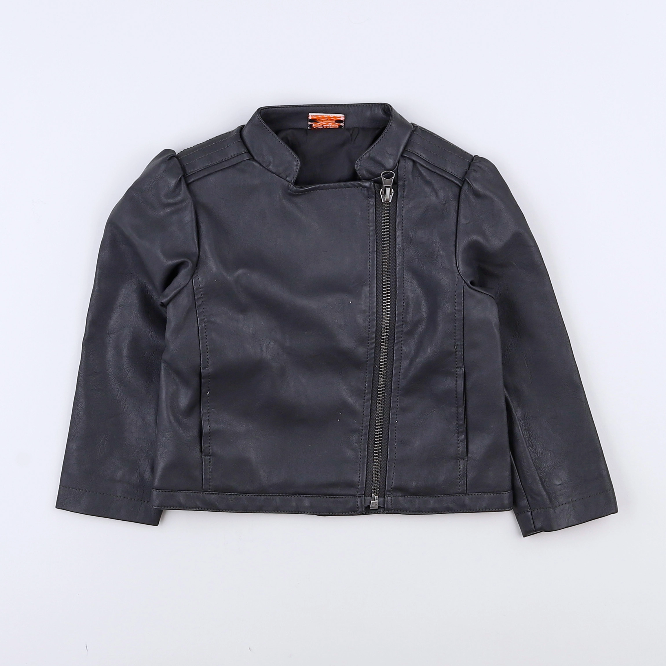 Tape à l'oeil - veste simili cuir gris - 2 ans