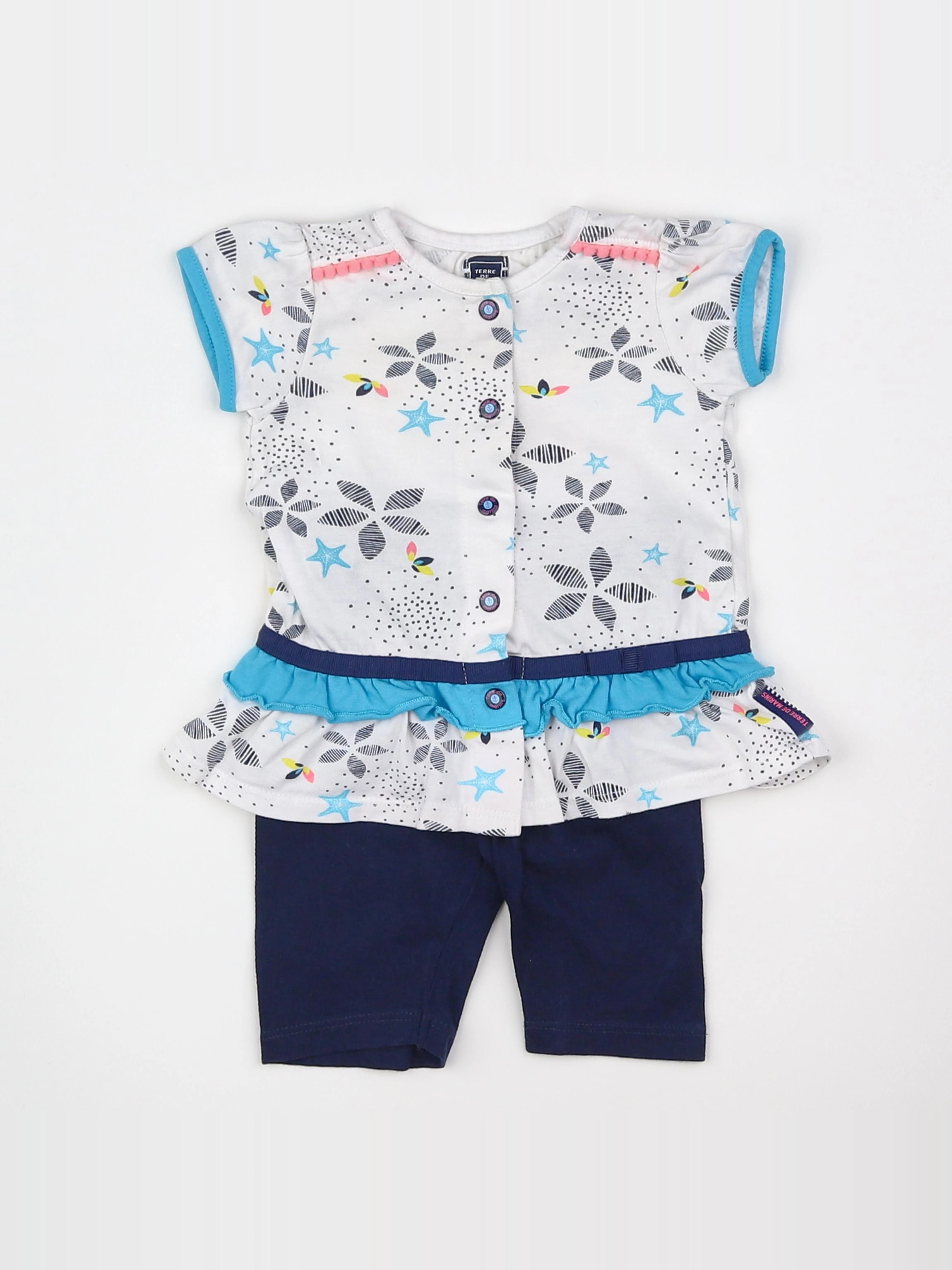Terre de marins - ensemble multicolore - 6 mois