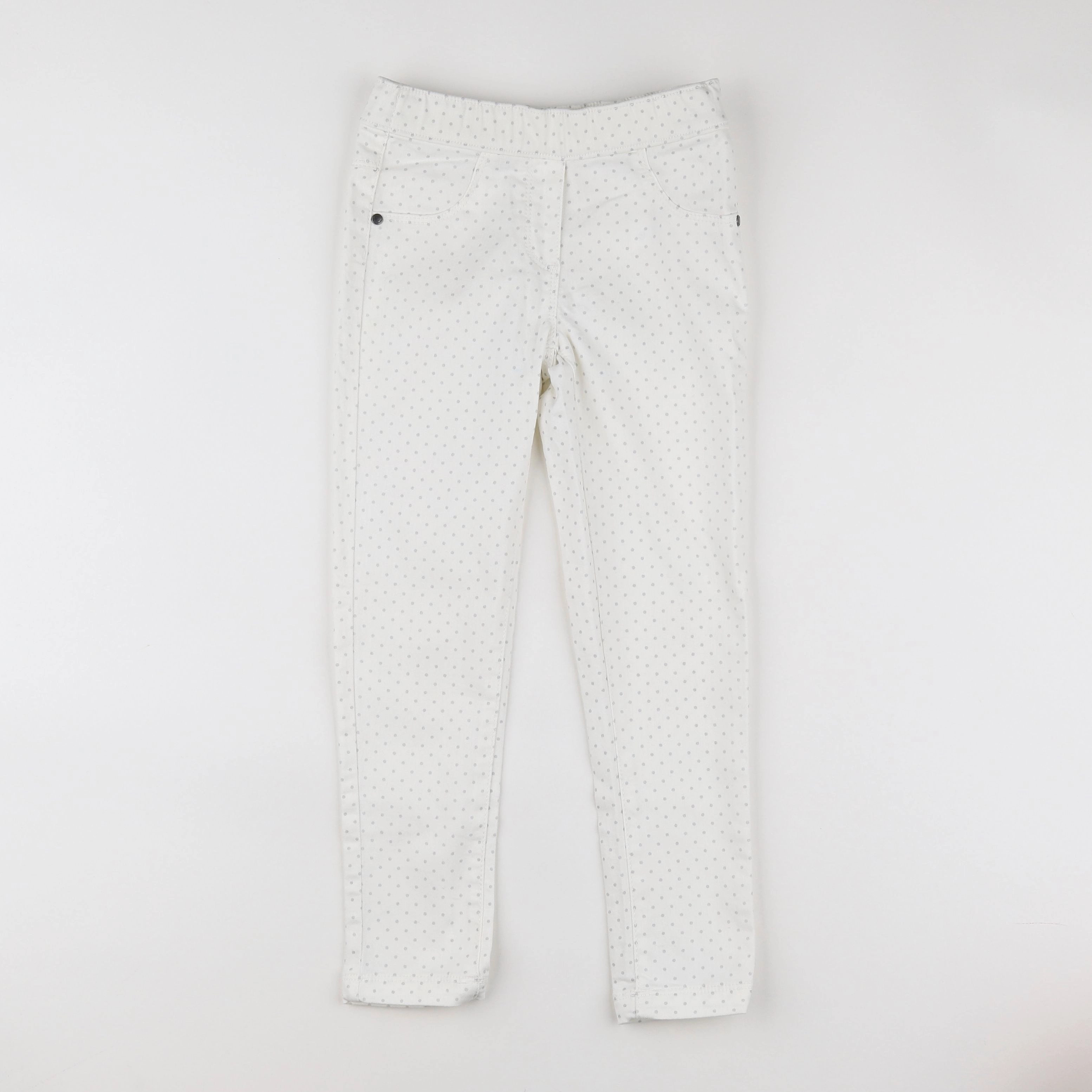 Vertbaudet - pantalon blanc - 6 ans