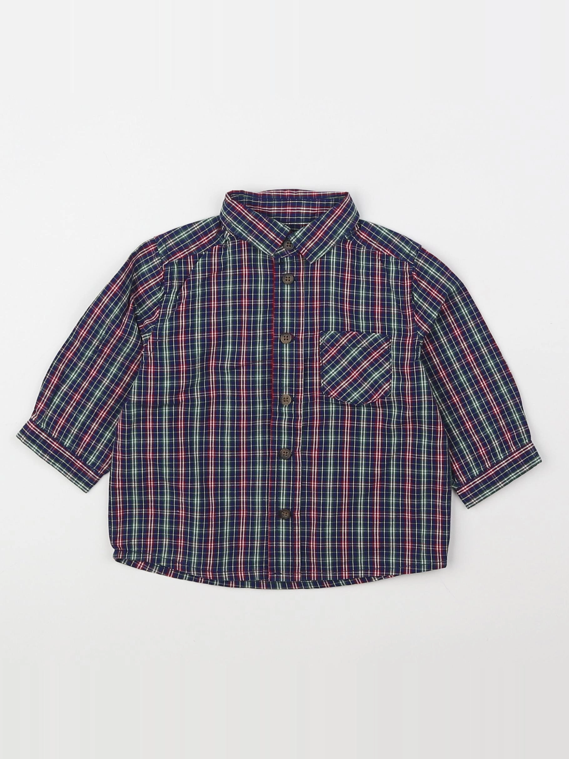 Boutchou - chemise multicolore - 6 mois