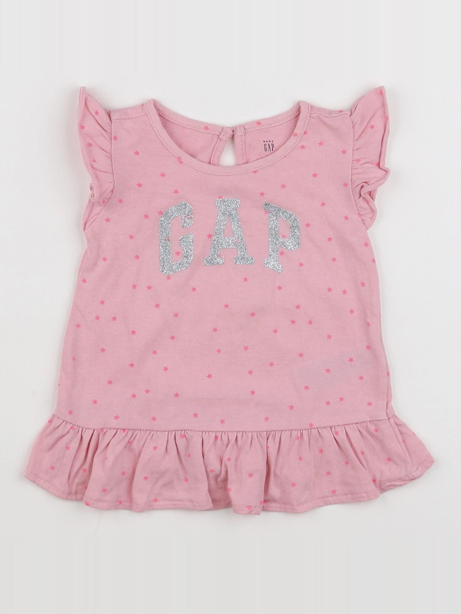 GAP - tee-shirt rose - 12/18 mois