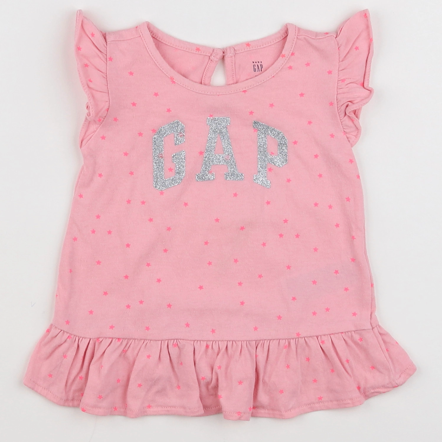 GAP - tee-shirt rose - 12/18 mois
