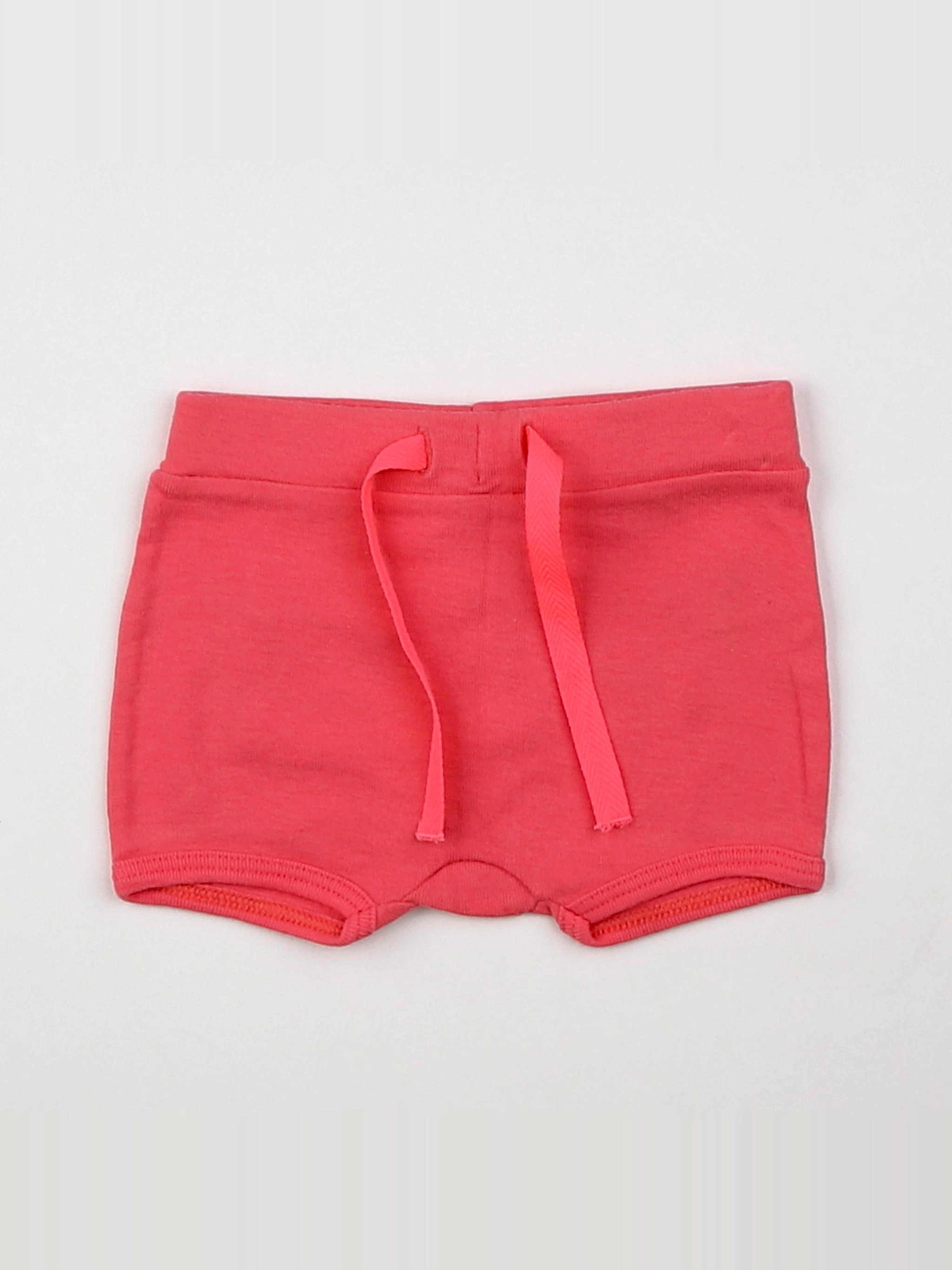 Petit Bateau - short rose - 3 mois