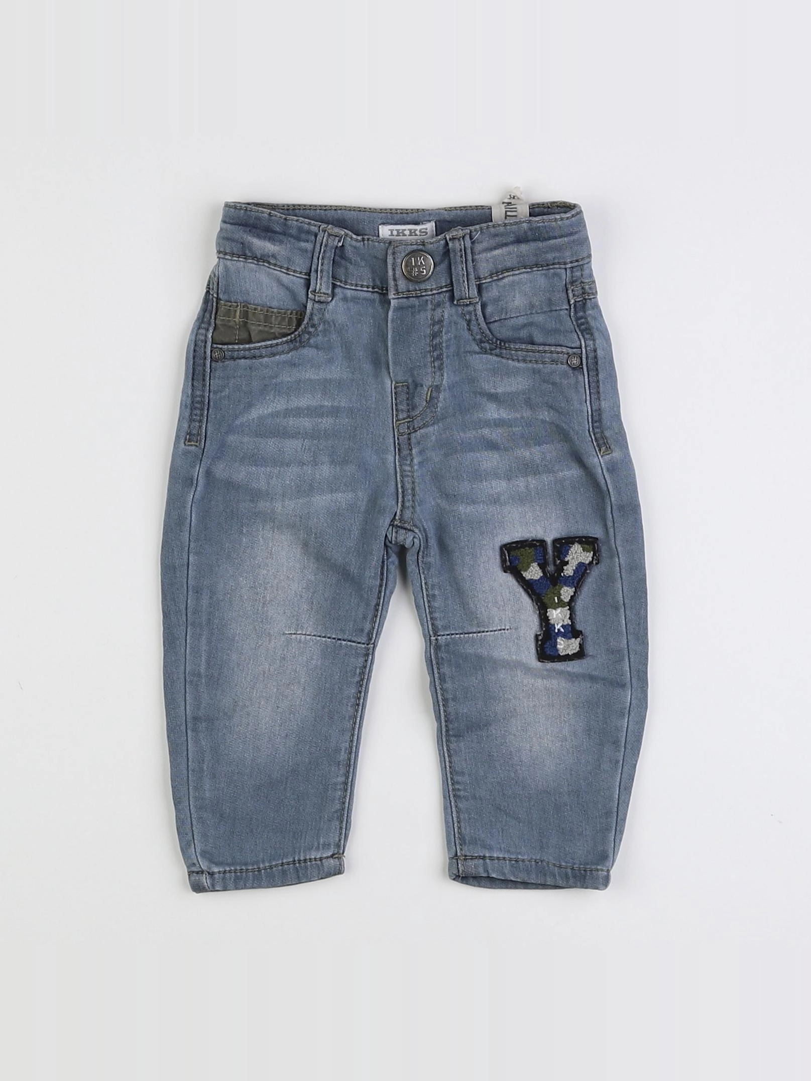 IKKS - jean bleu - 6 mois
