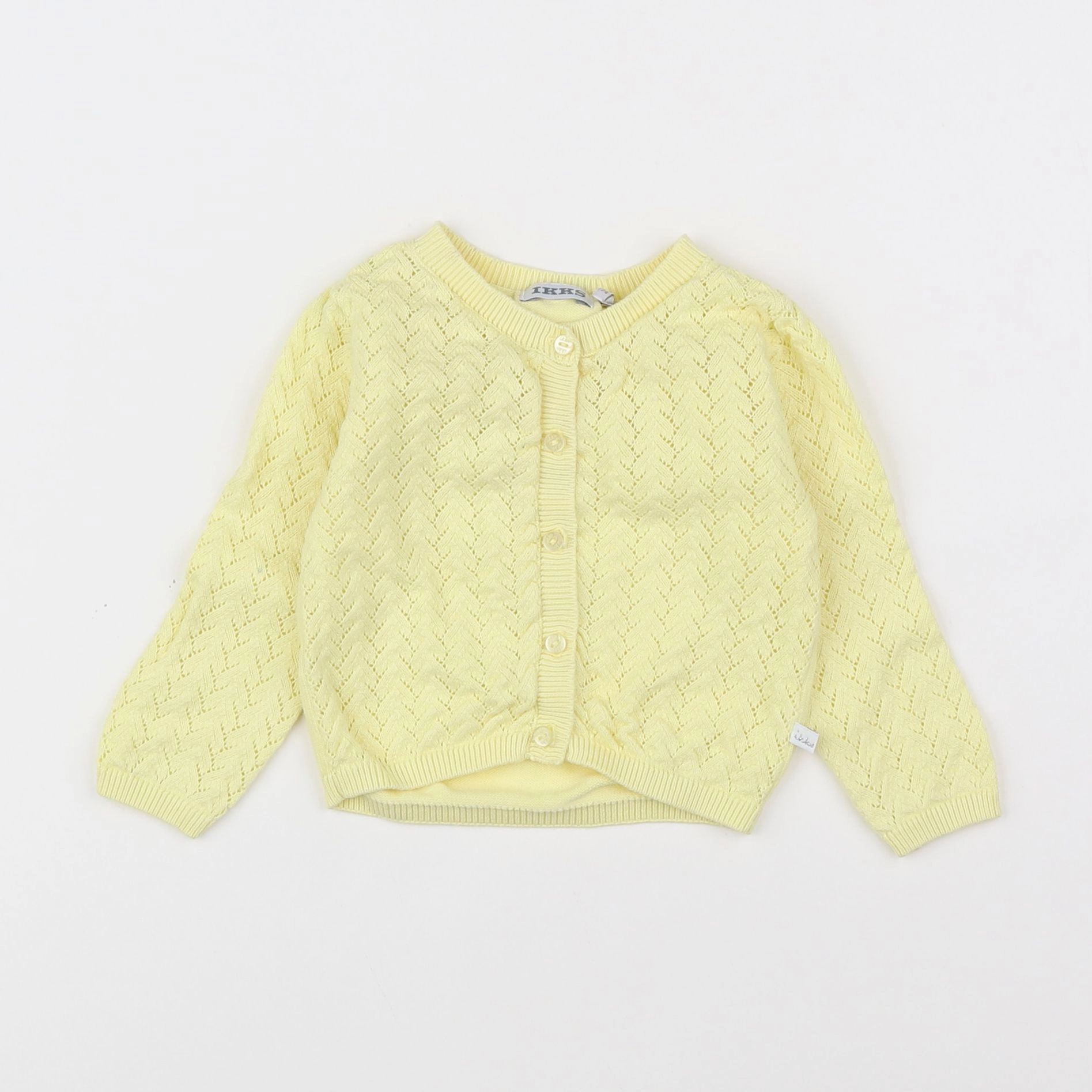 IKKS - gilet jaune - 12 mois