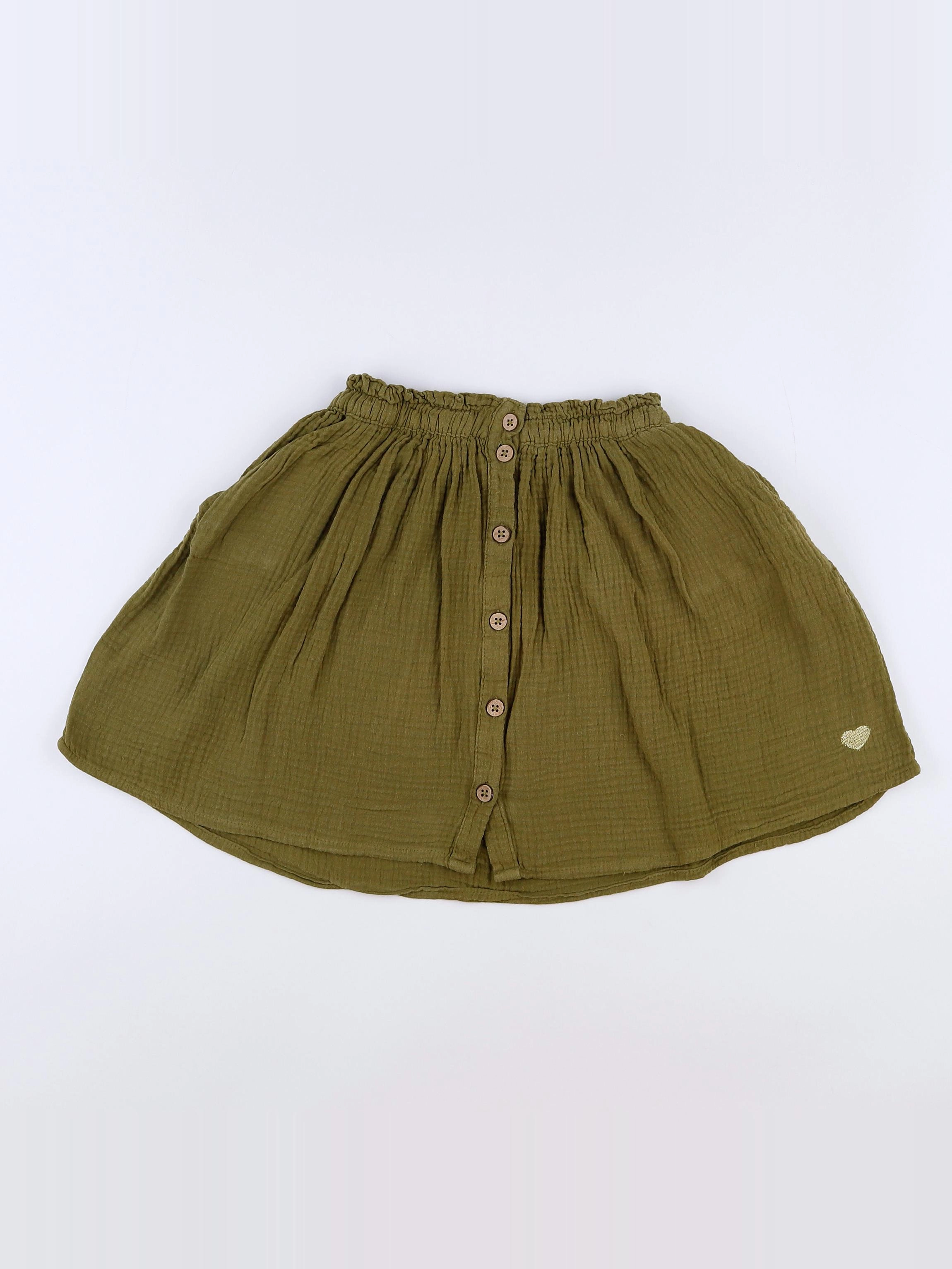 Vertbaudet - jupe vert - 9 ans