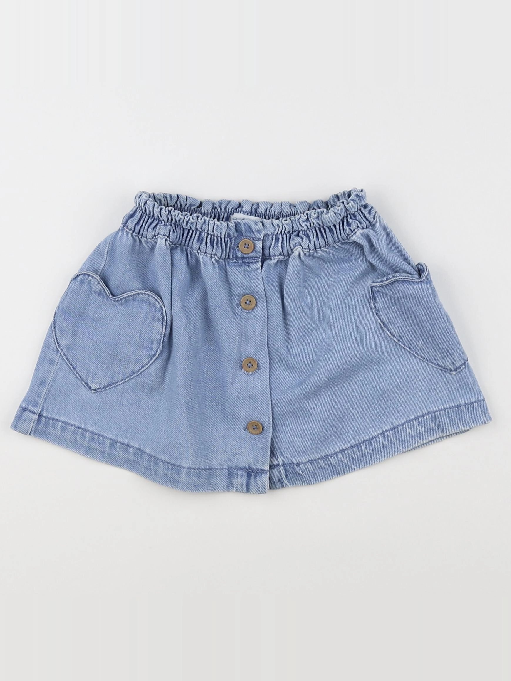 Vertbaudet - jupe bleu - 18 mois