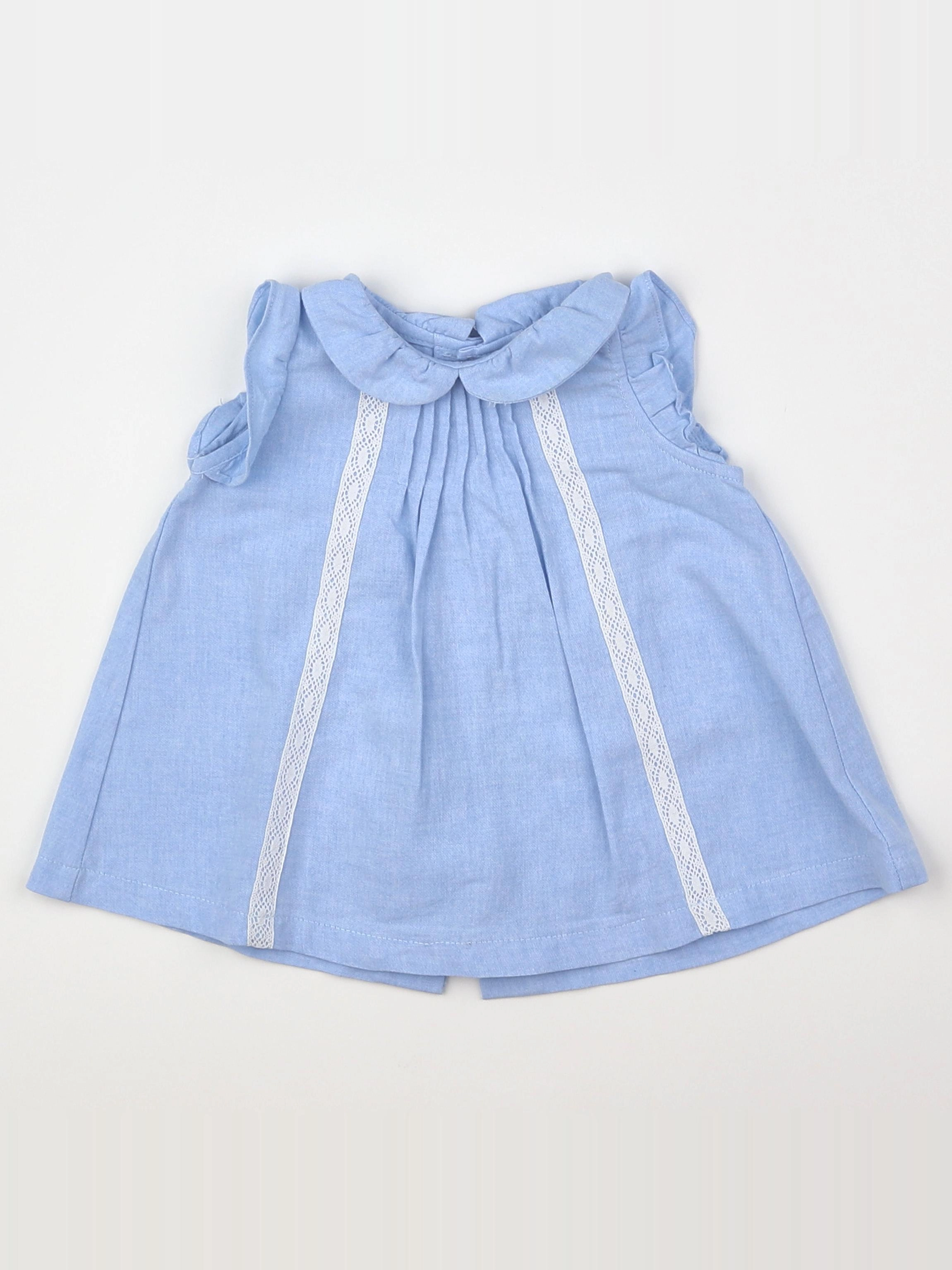 Lola Palacios - robe bleu - 6 mois