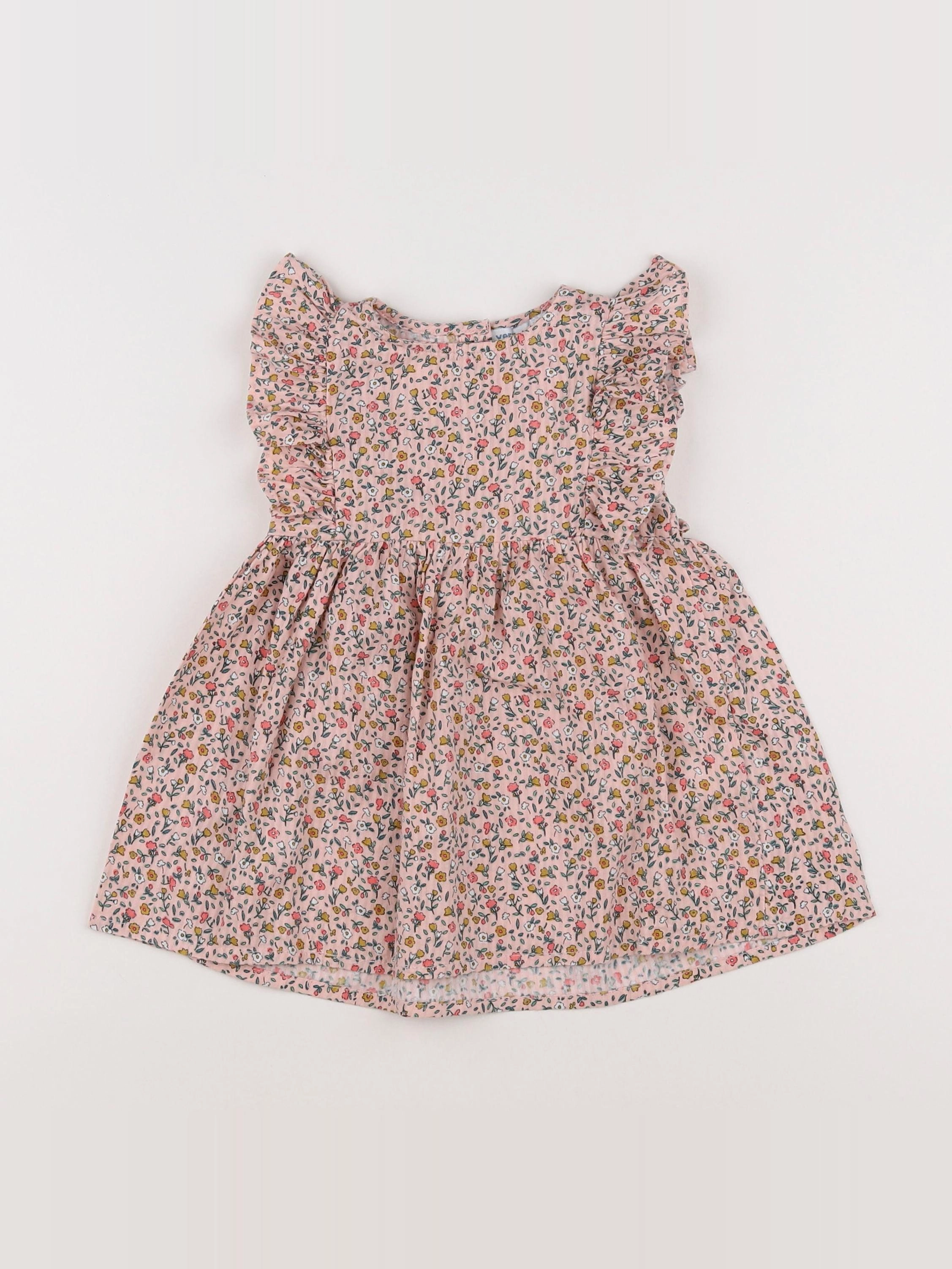 Vertbaudet - robe rose - 18 mois