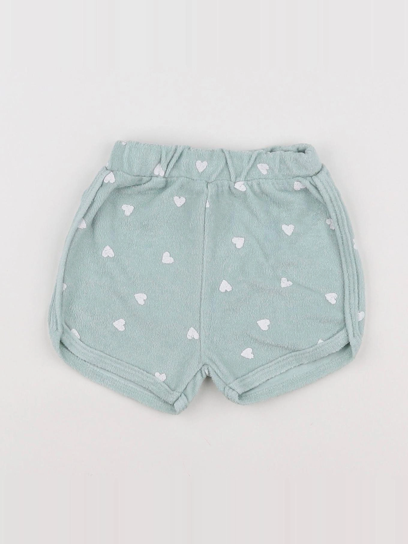 Vertbaudet - short vert - 9 mois