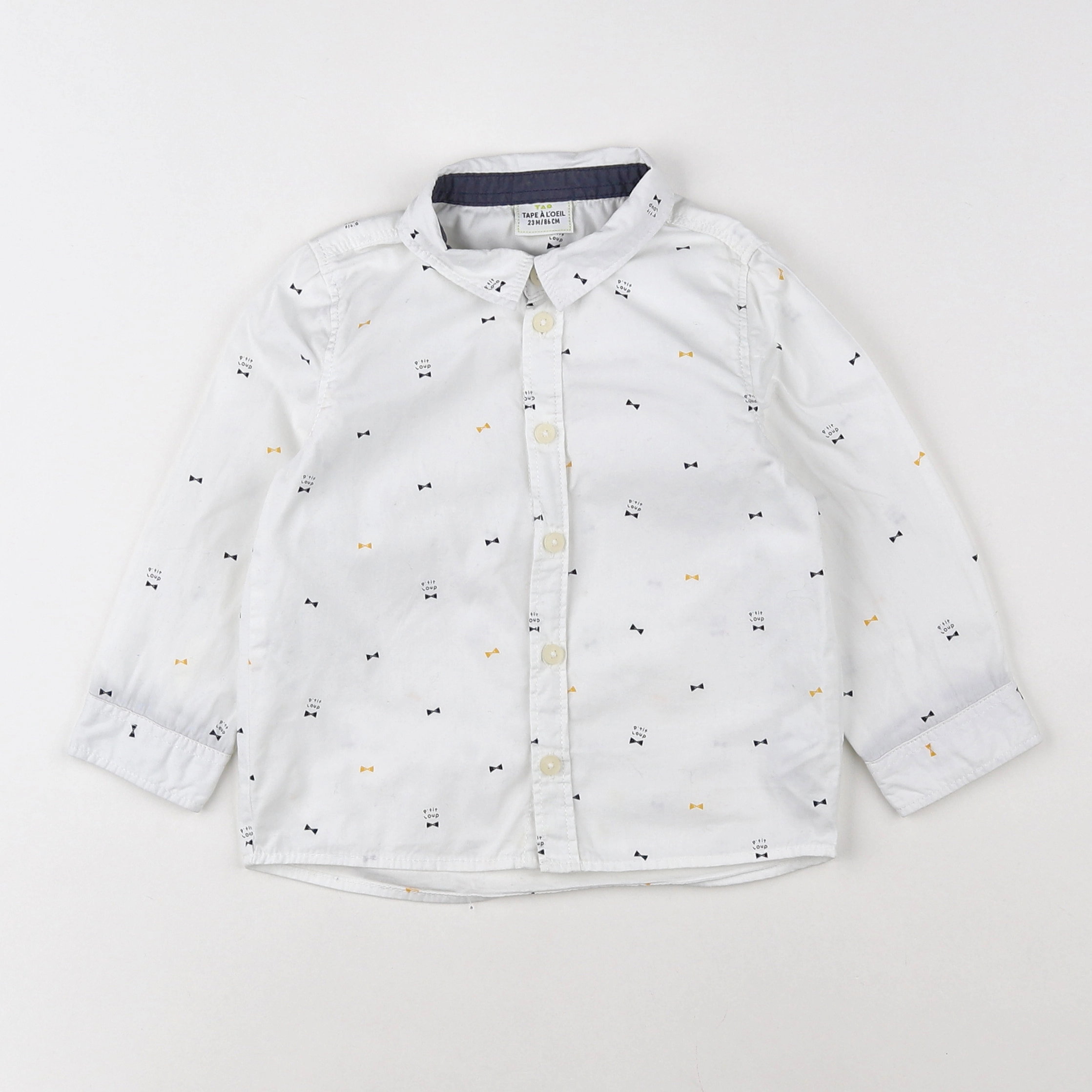 Tape à l'oeil - chemise blanc - 2 ans