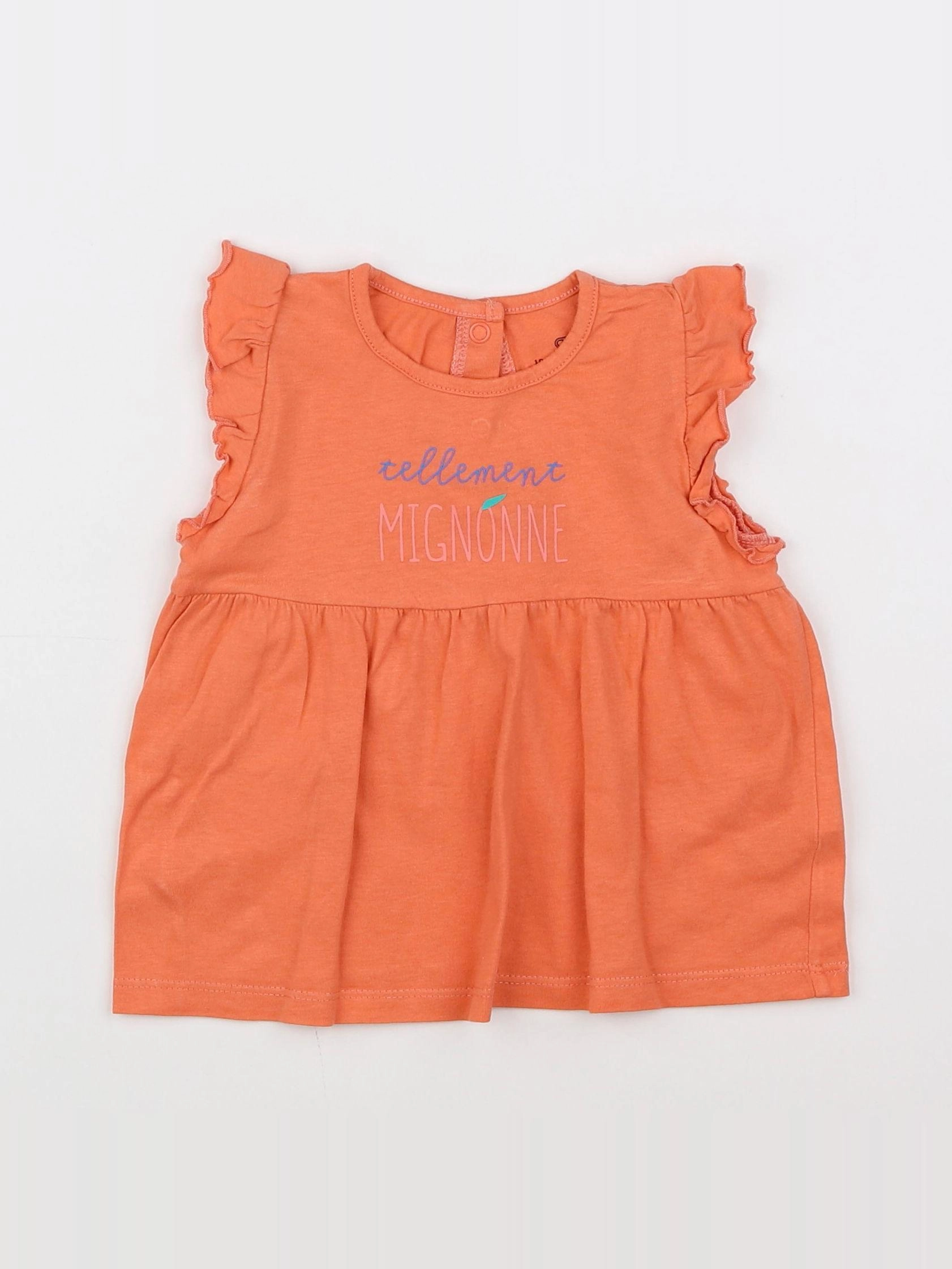 La Redoute - débardeur orange - 18 mois