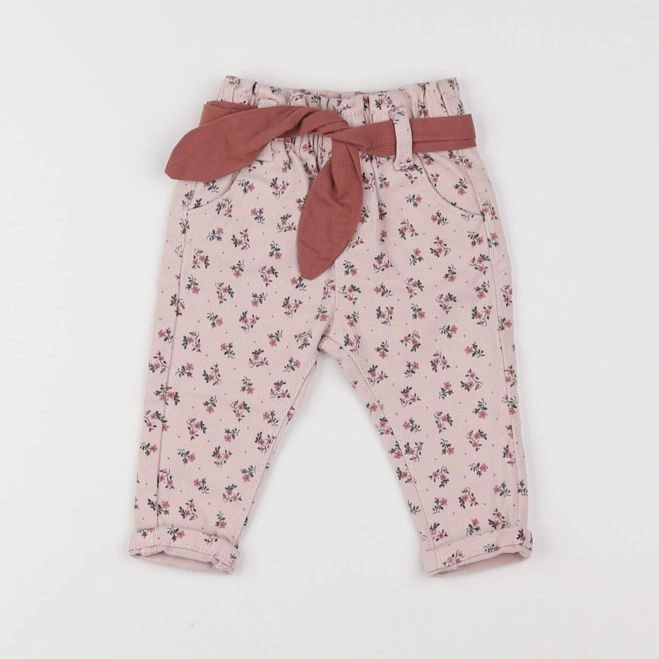 Vertbaudet - pantalon rose - 3 mois