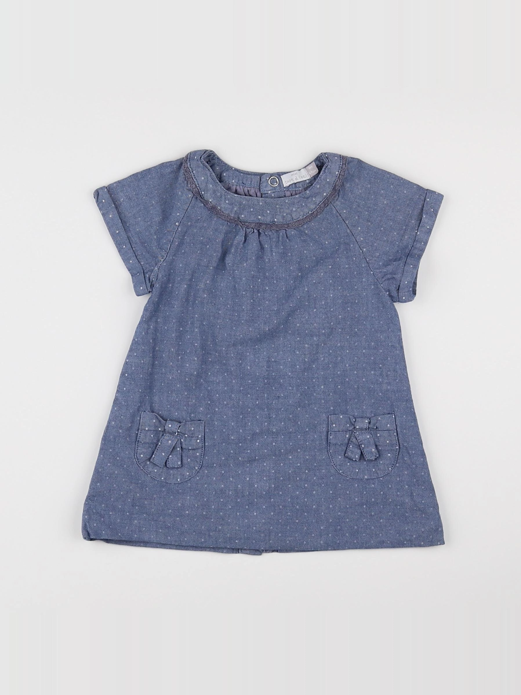Tape à l'oeil - robe bleu - 3 mois