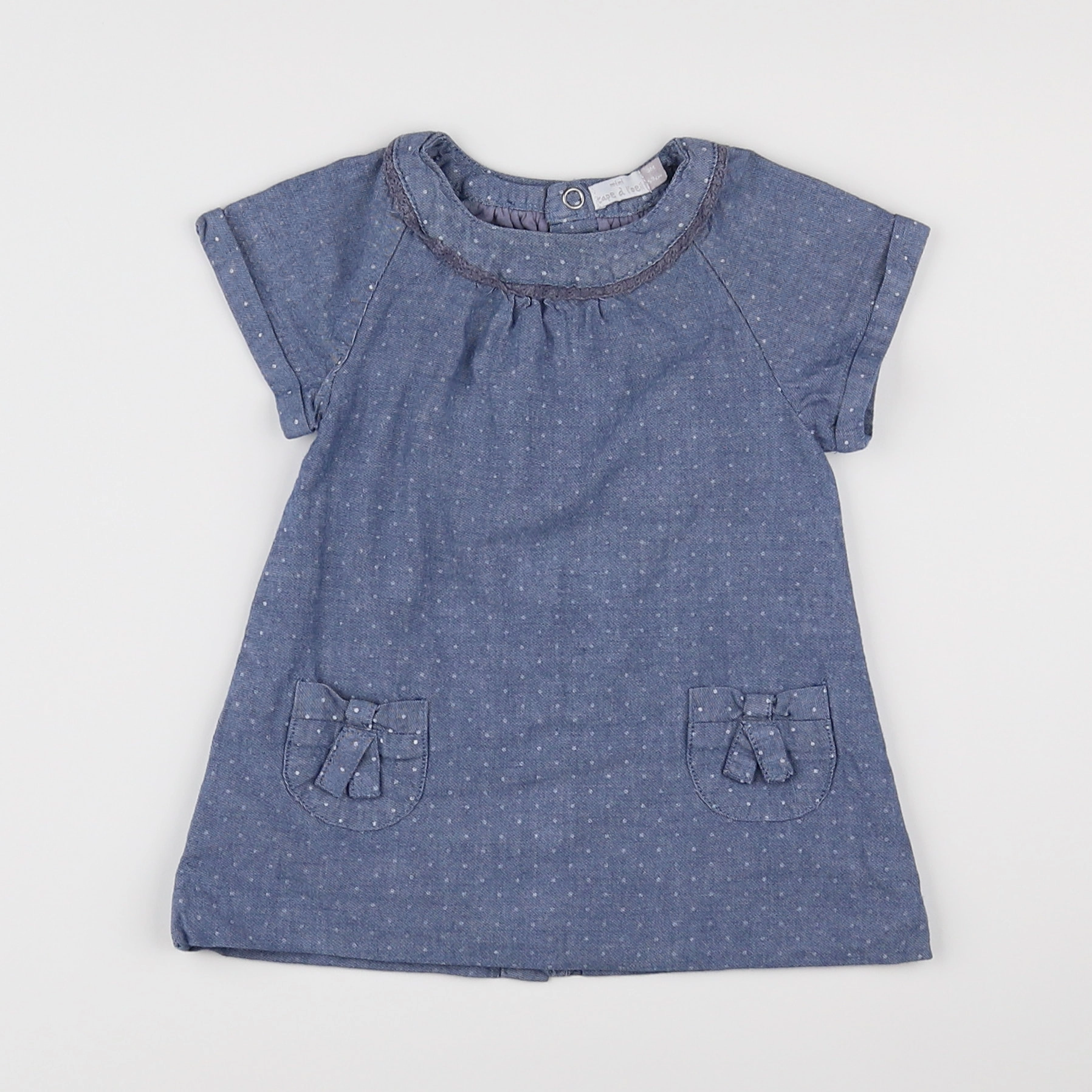 Tape à l'oeil - robe bleu - 3 mois