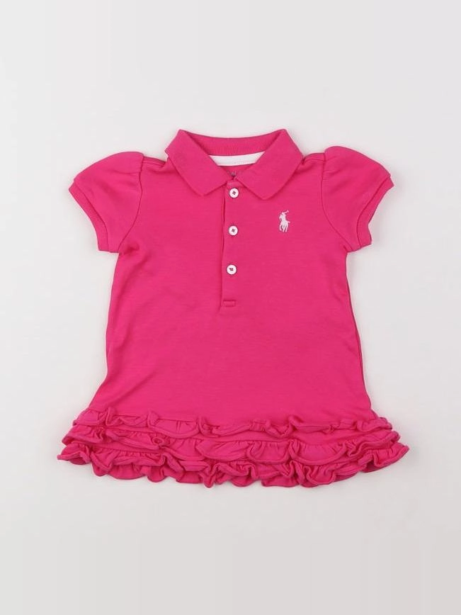 Ralph Lauren - robe rose - 3 mois