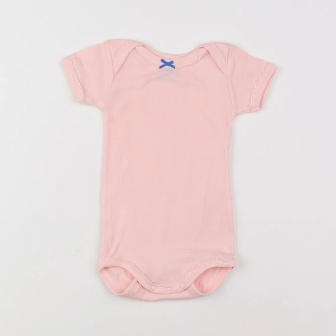 Petit Bateau - body rose - 3 mois