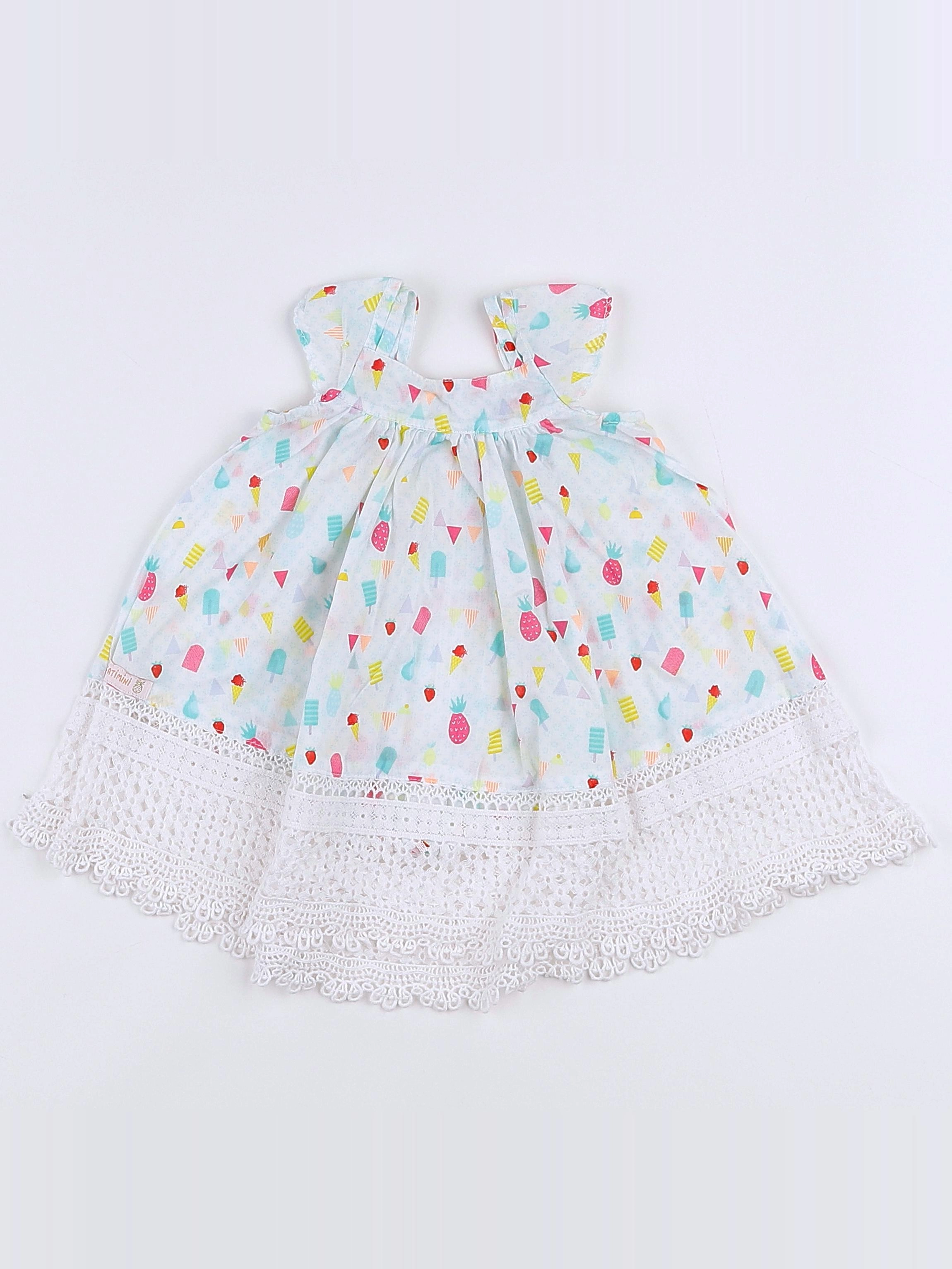 Catimini - robe blanc - 3 mois