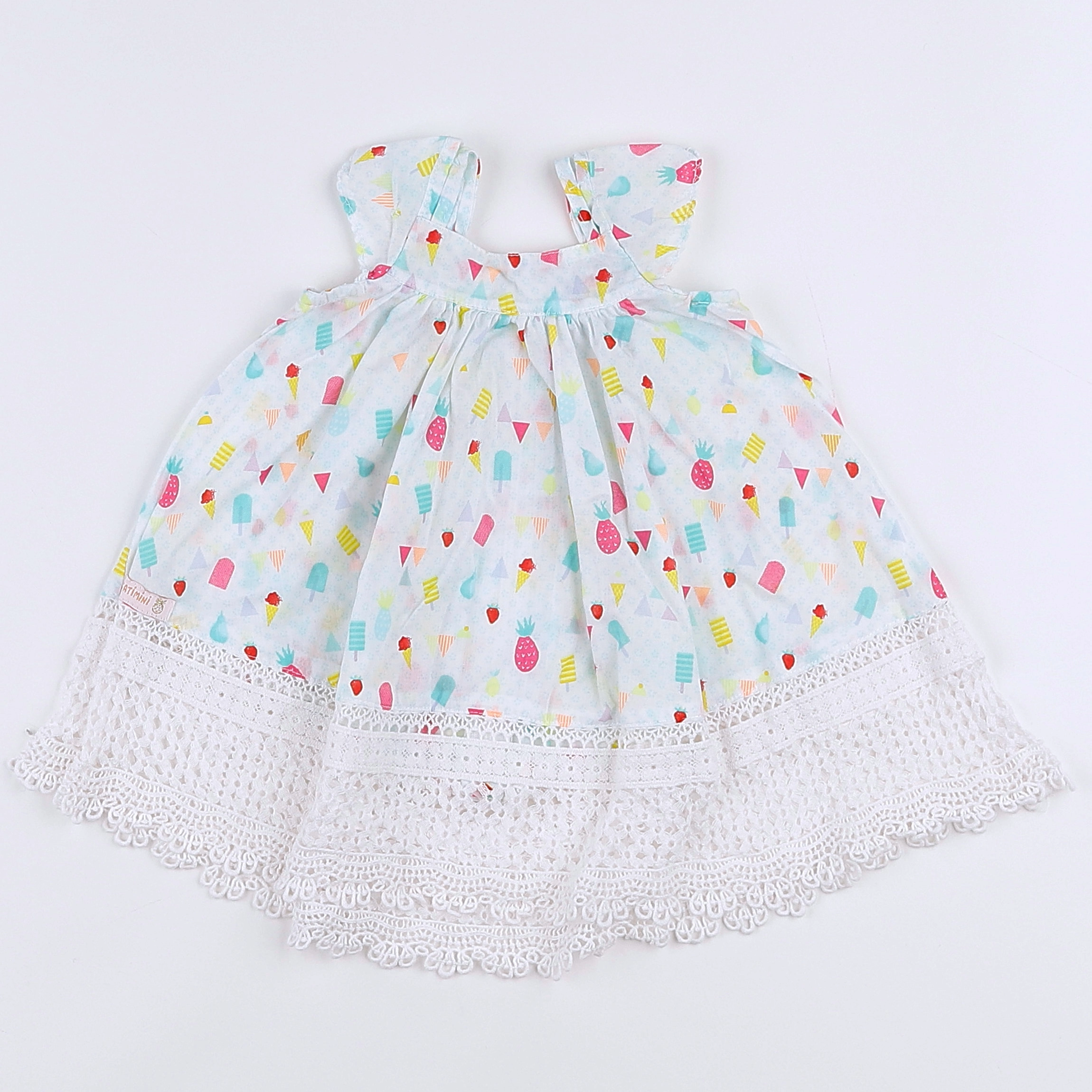 Catimini - robe blanc - 3 mois