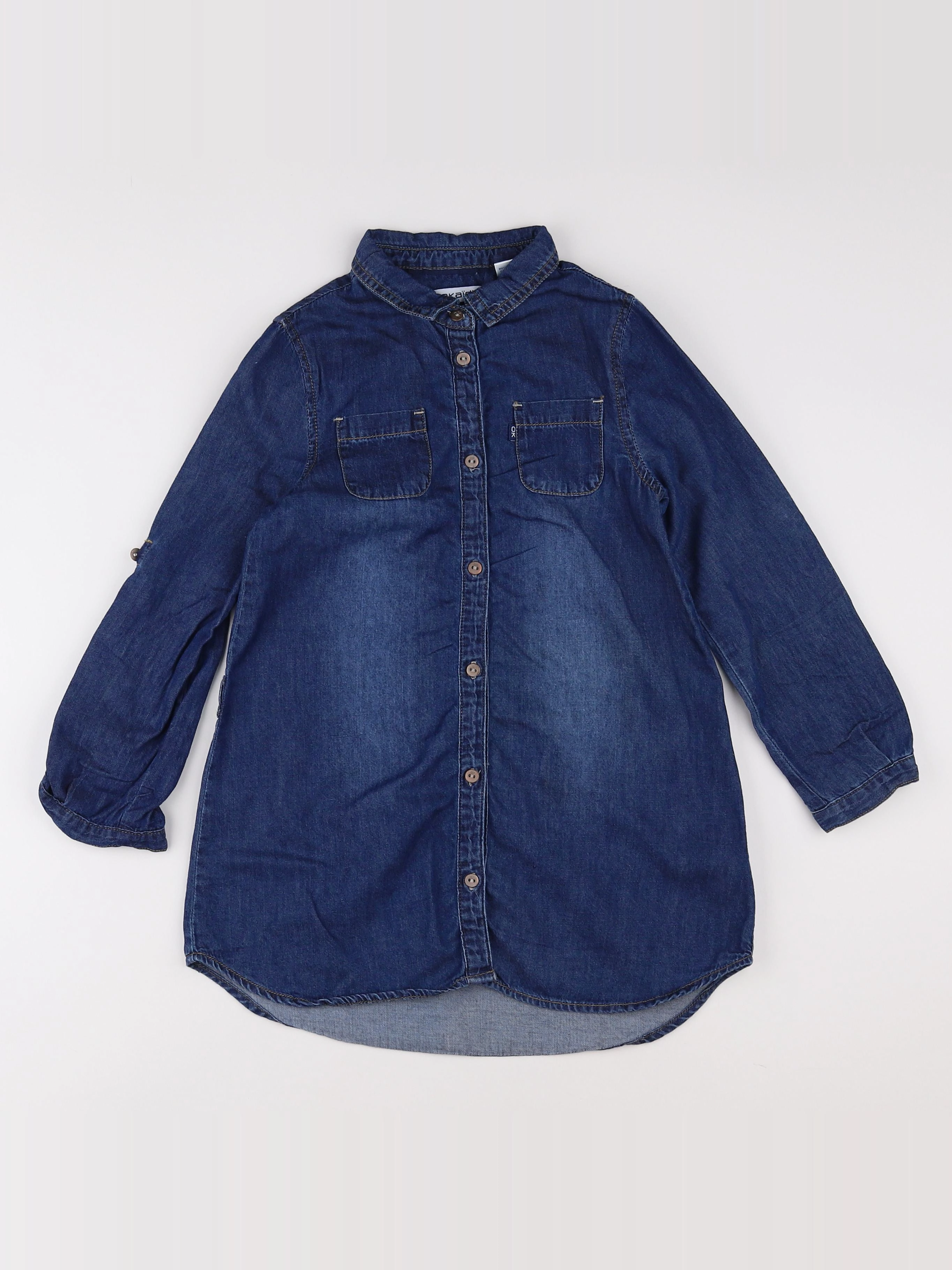 Okaidi - robe bleu - 5 ans