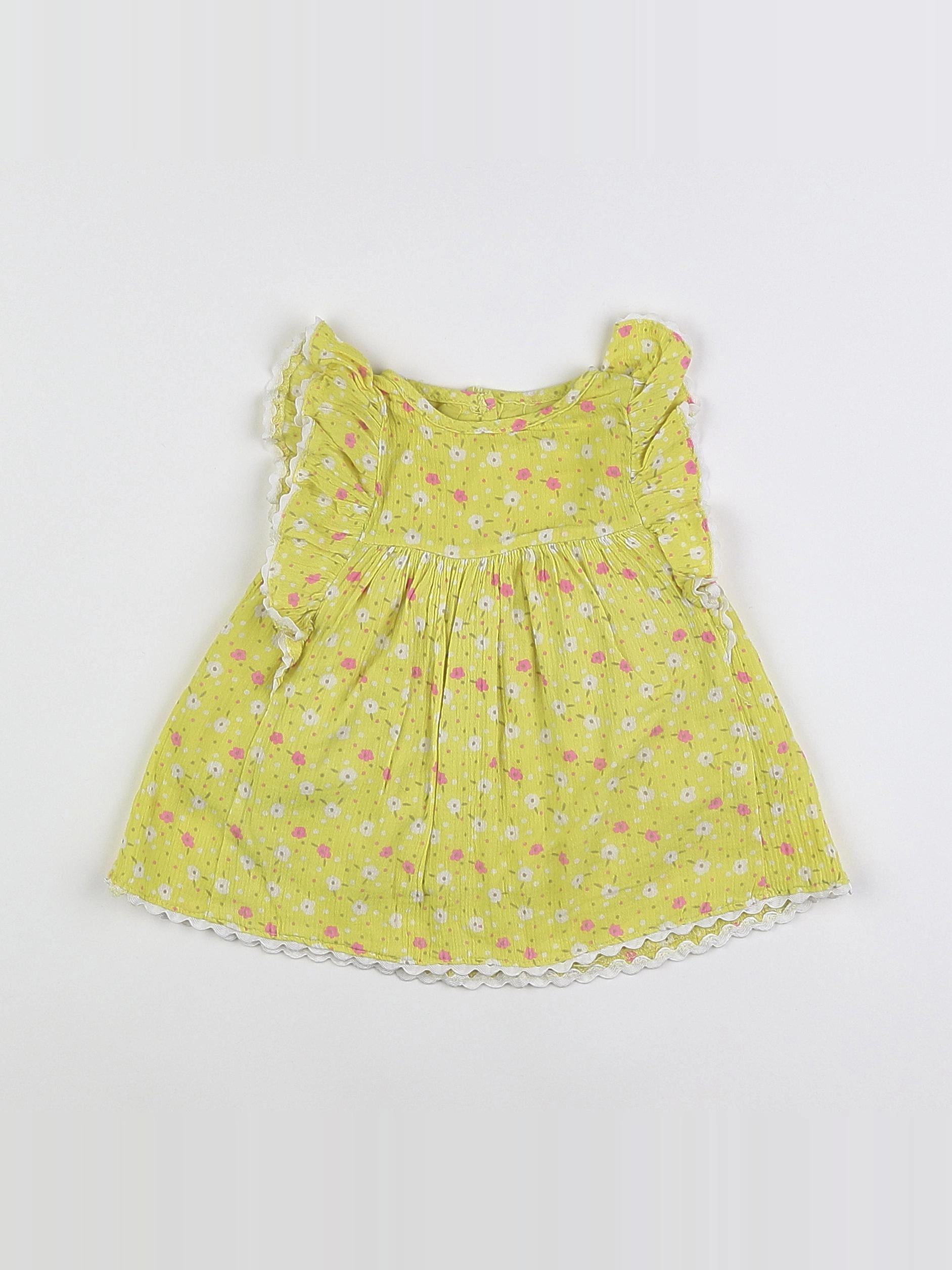 Vertbaudet - robe jaune - 3 mois