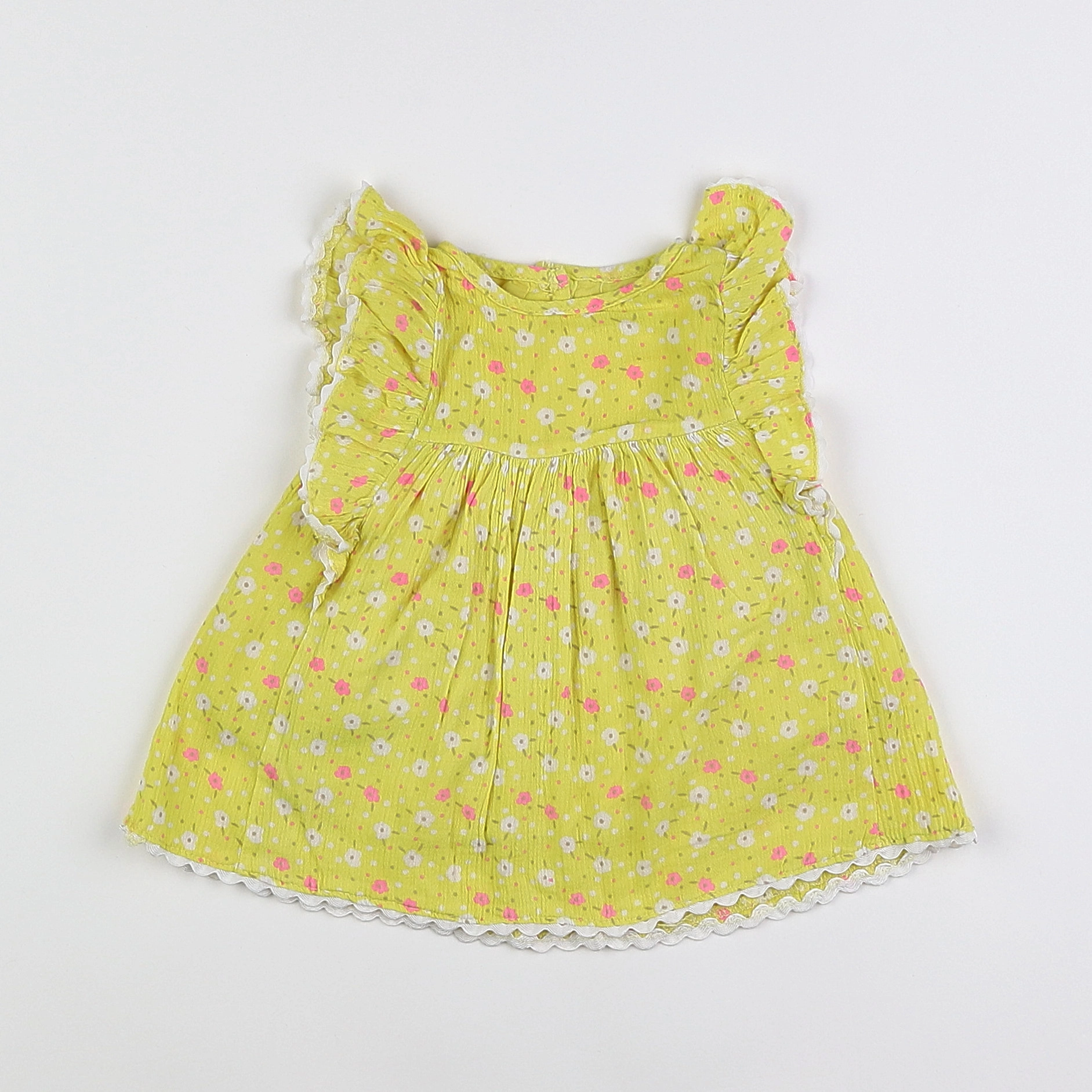 Vertbaudet - robe jaune - 3 mois