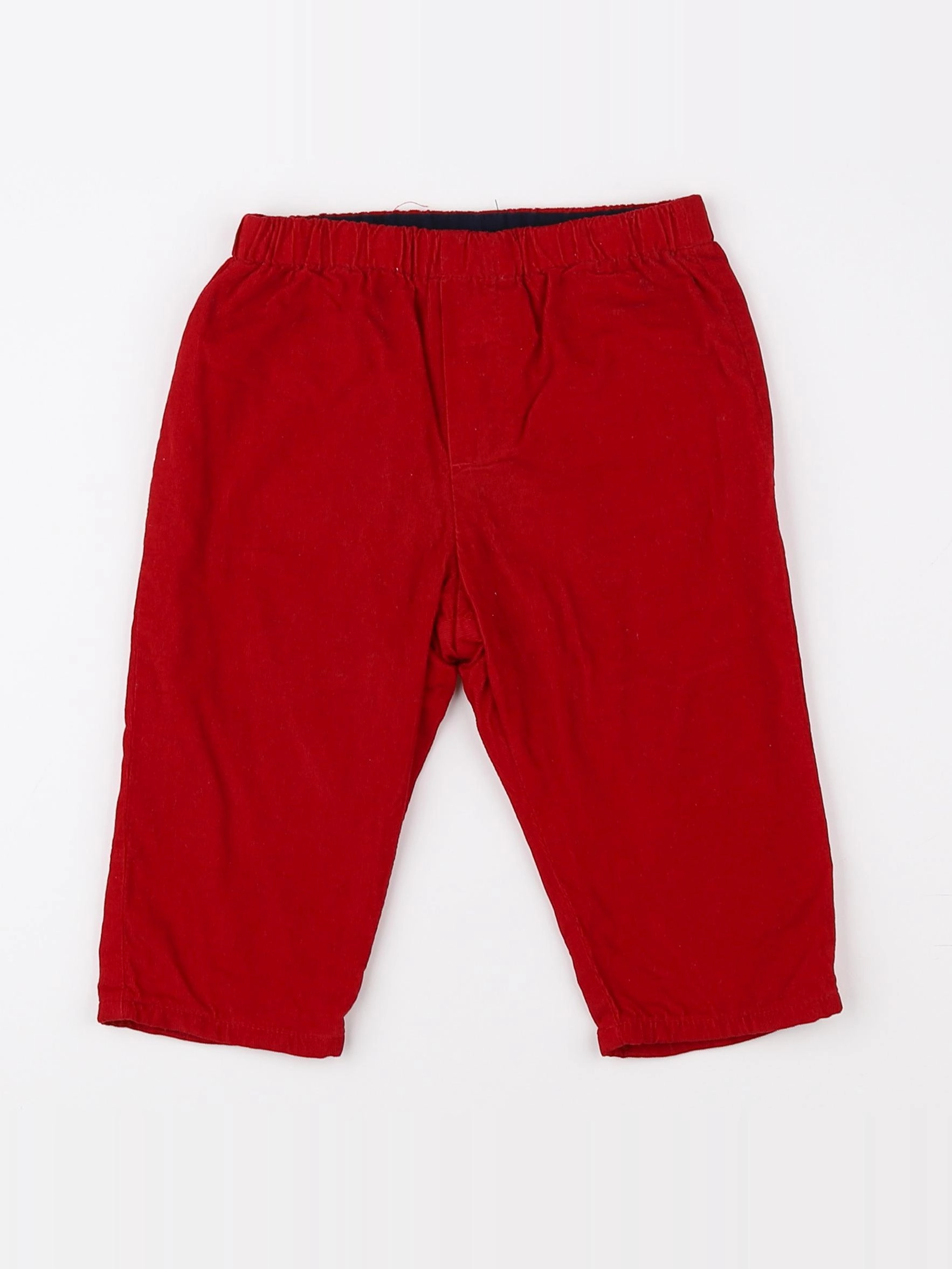 Jacadi - pantalon rouge - 12 mois