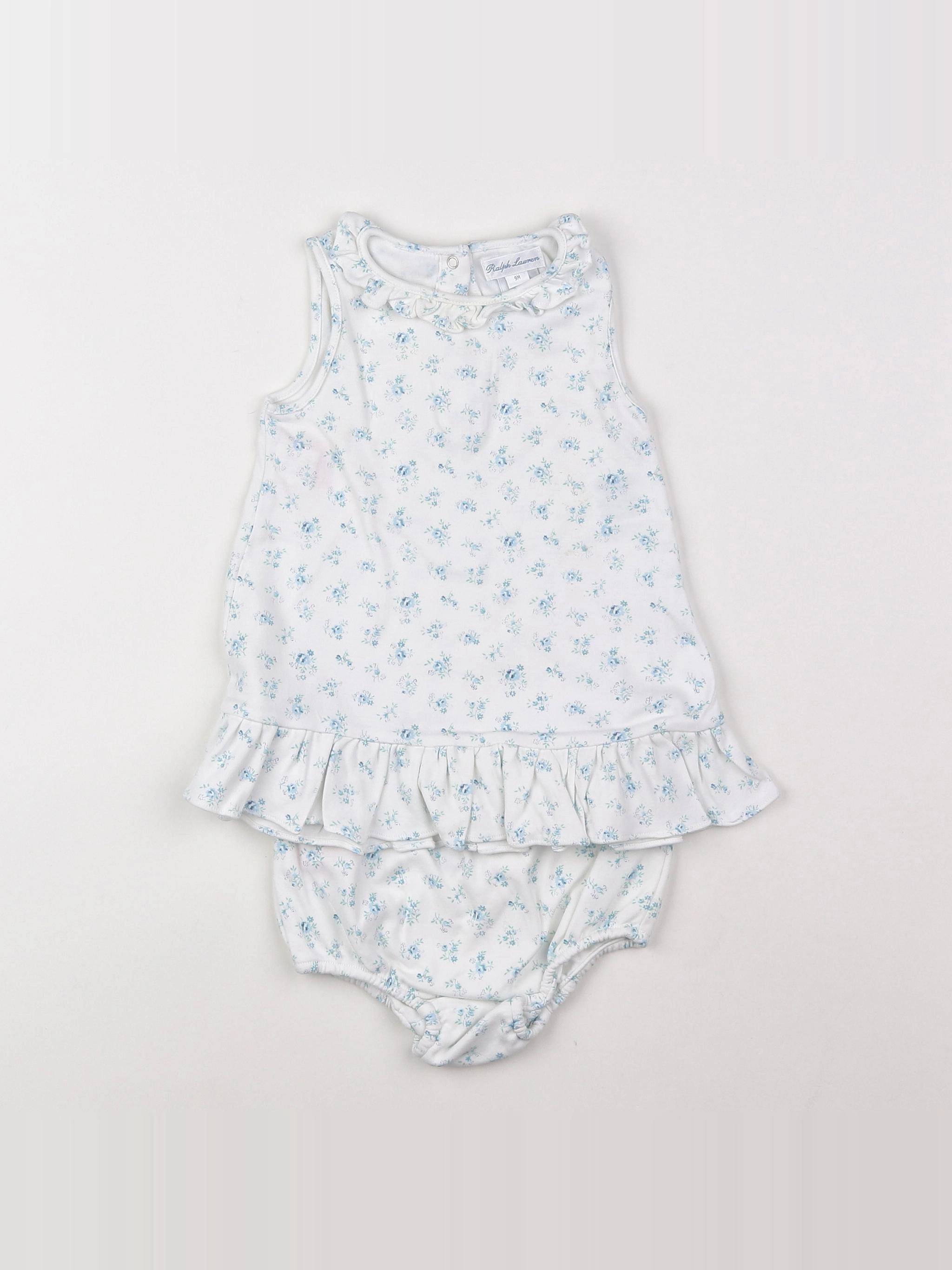 Ralph Lauren - robe blanc - 9 mois