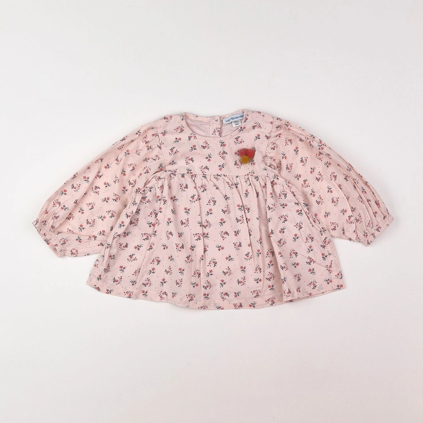 Vertbaudet - blouse rose - 12 mois