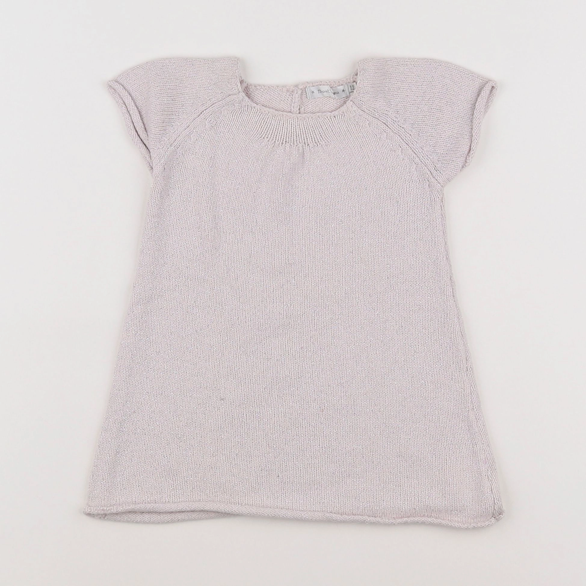 Boutchou - robe or, rose - 12 mois