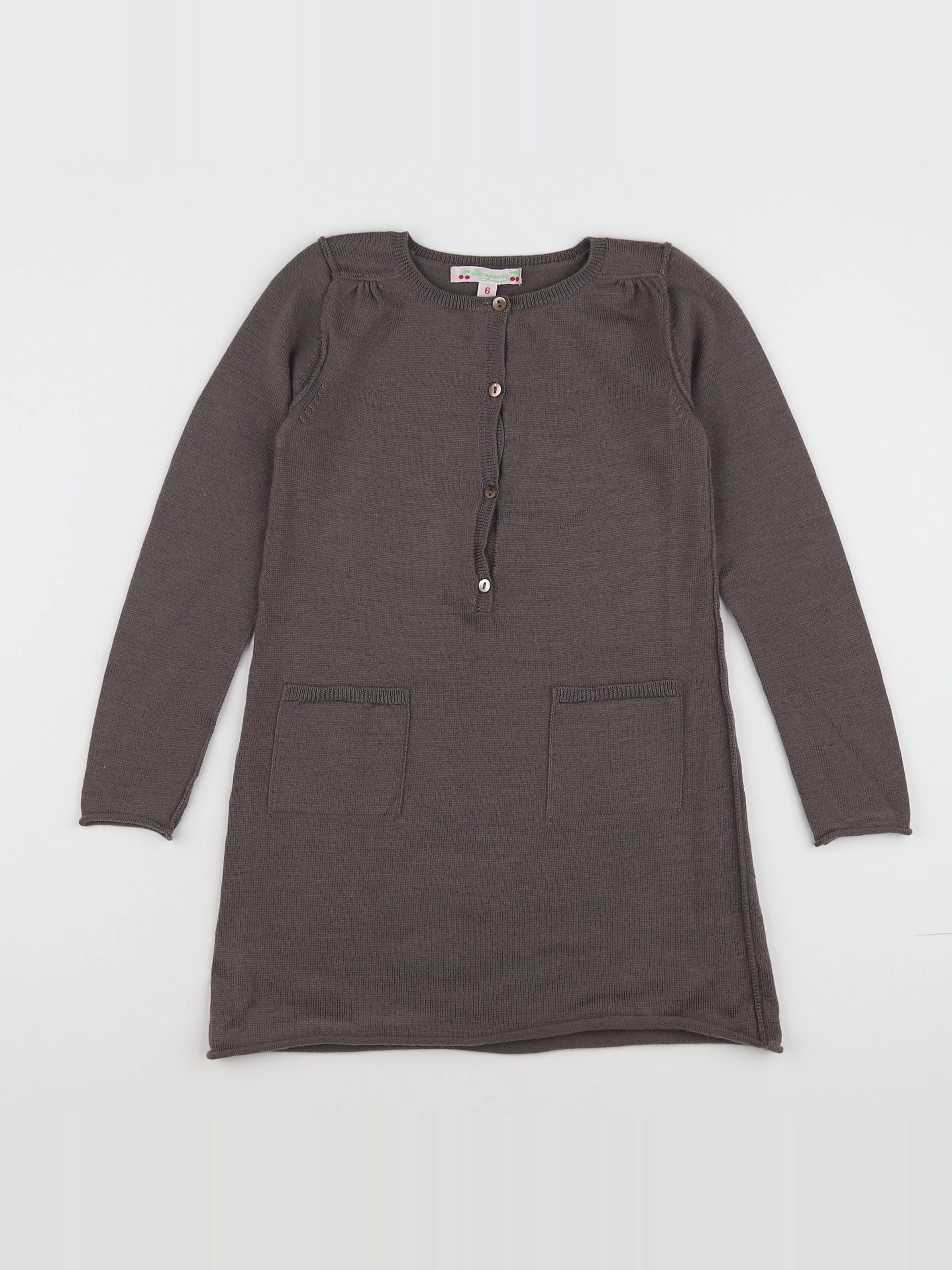 Bonpoint - robe marron - 6 ans