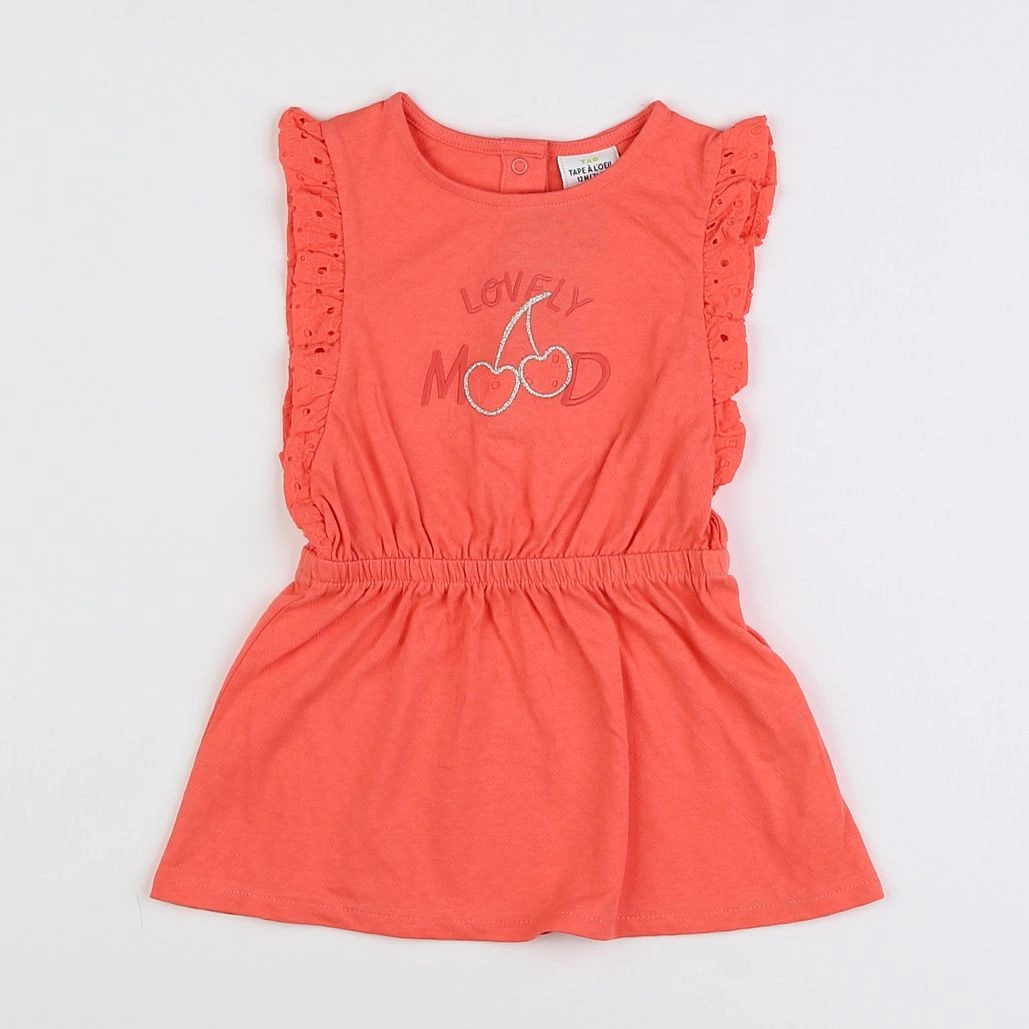Tape à l'oeil - robe rose (état neuf) - 12 mois