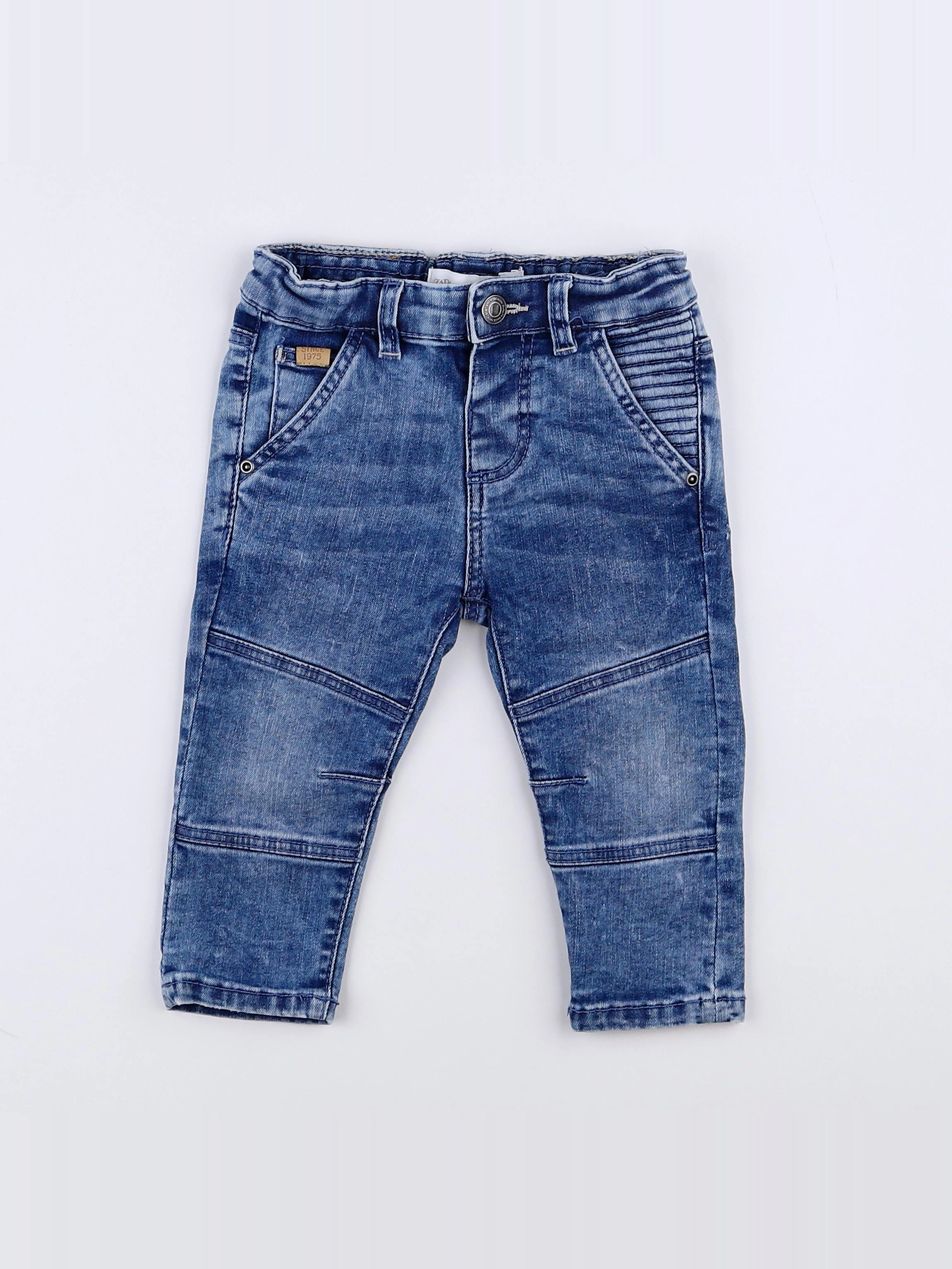 Zara - jean bleu - 9/12 mois