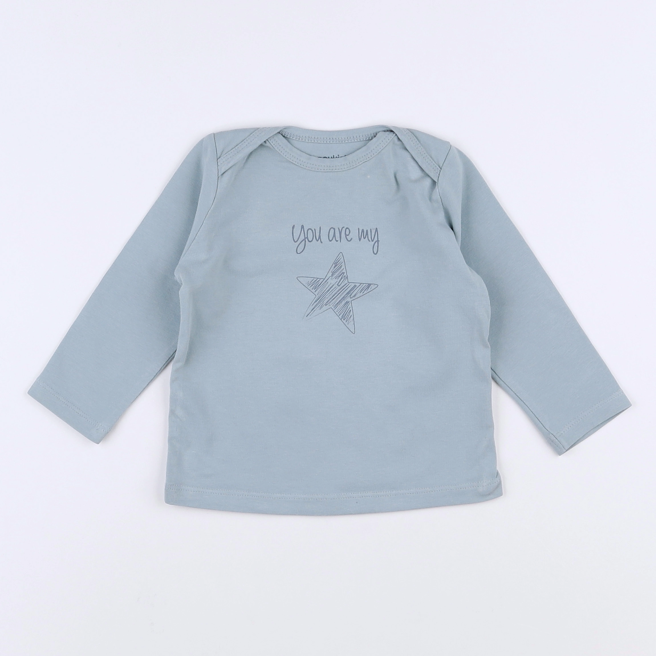 Noukie's - tee-shirt bleu - 9 mois