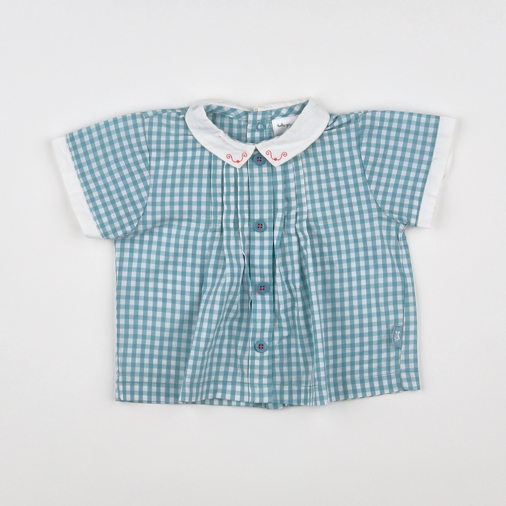 Tutto Piccolo - blouse bleu - 3 mois