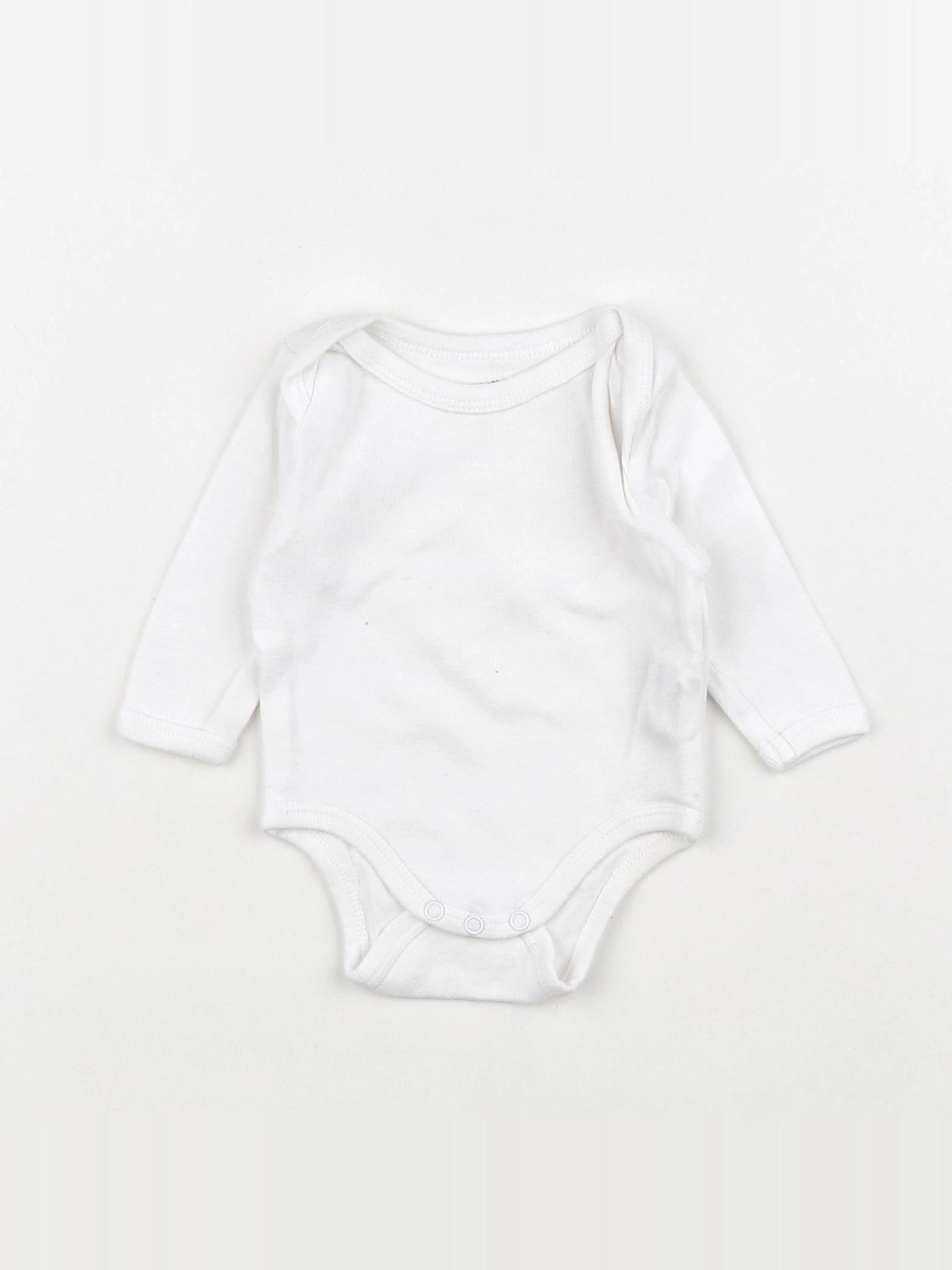 Vertbaudet - body blanc - 1 mois