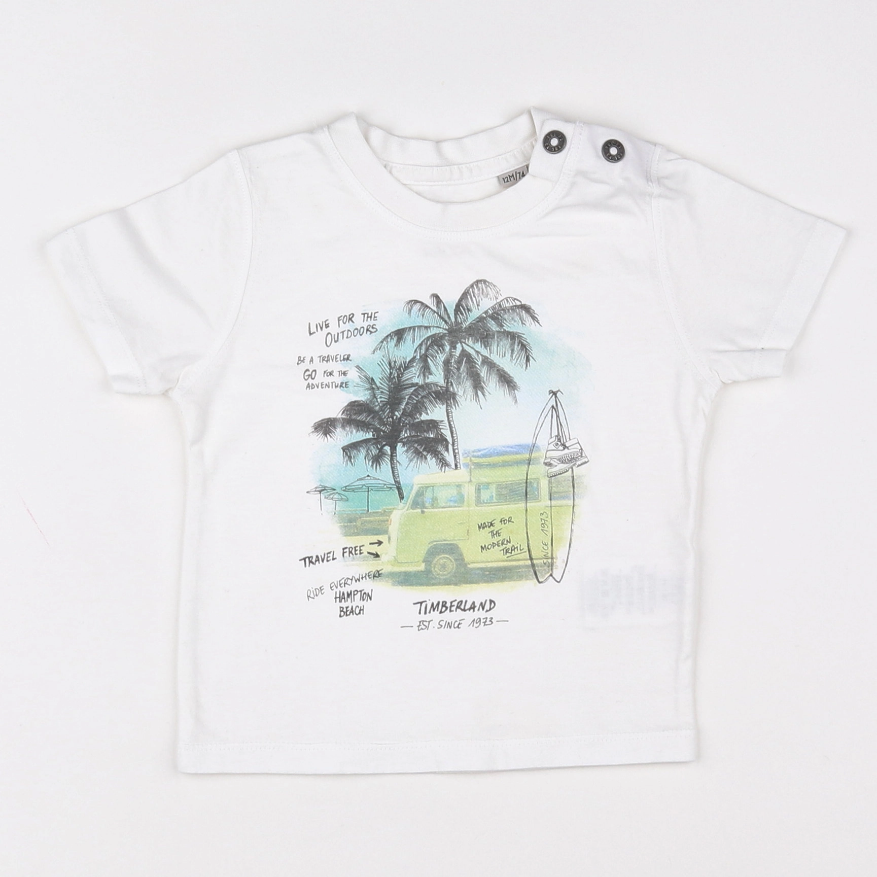 Timberland - tee-shirt blanc - 12 mois