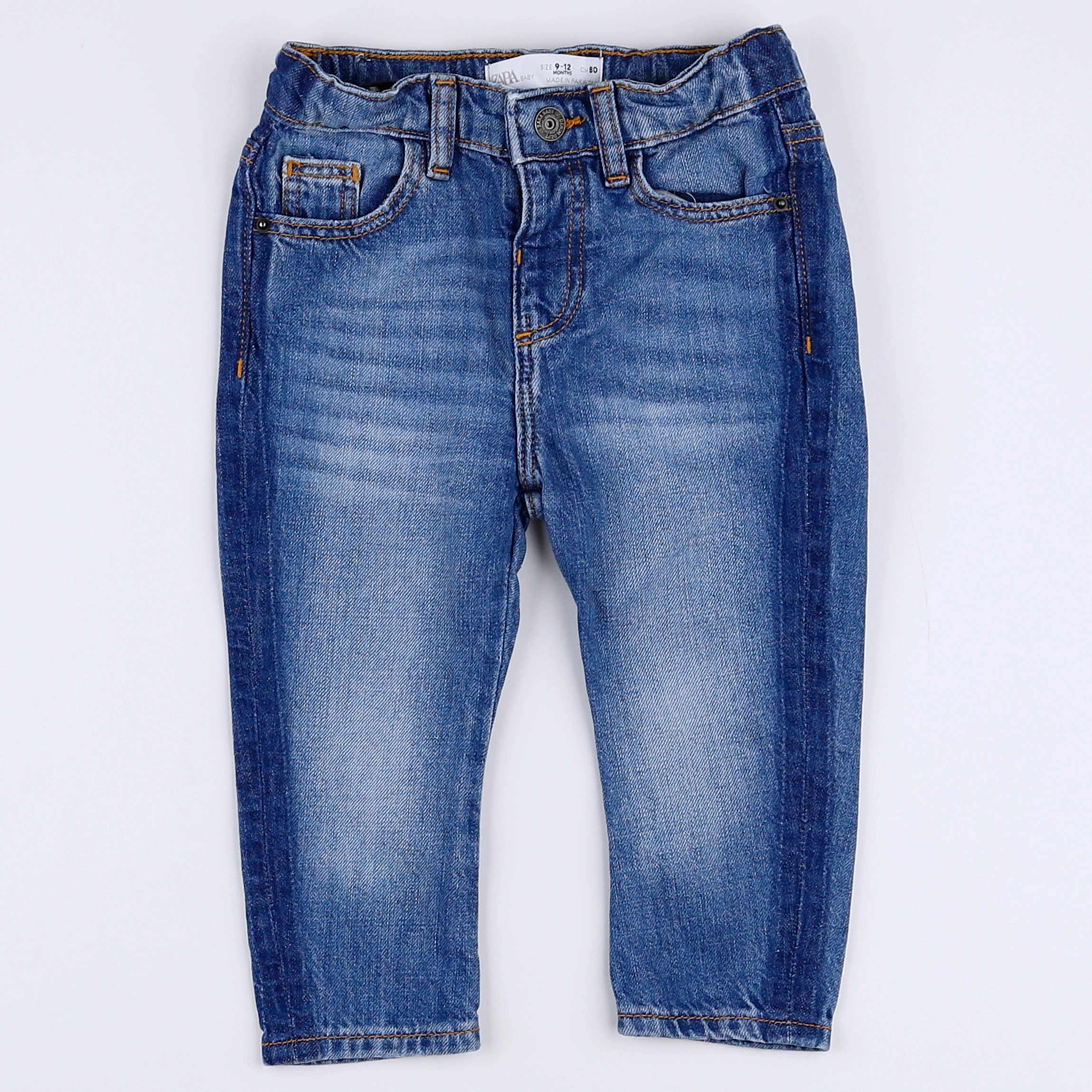 Zara - jean bleu - 9/12 mois