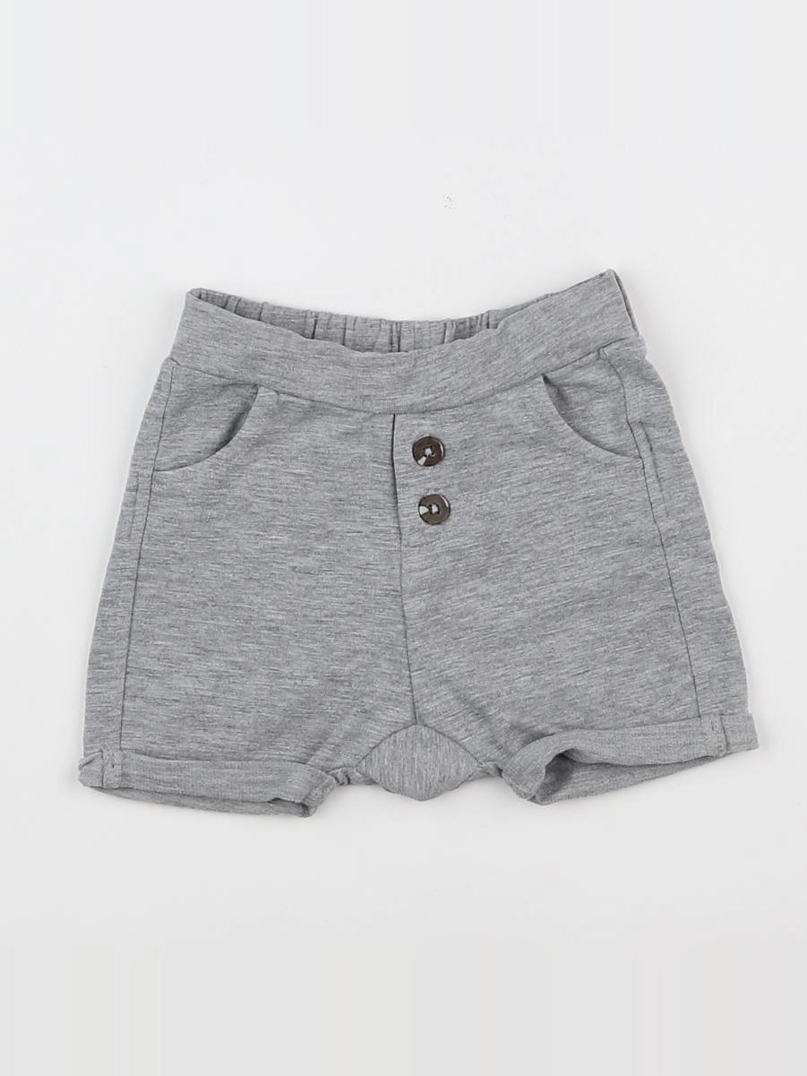 Tape à l'oeil - short gris - 6 mois