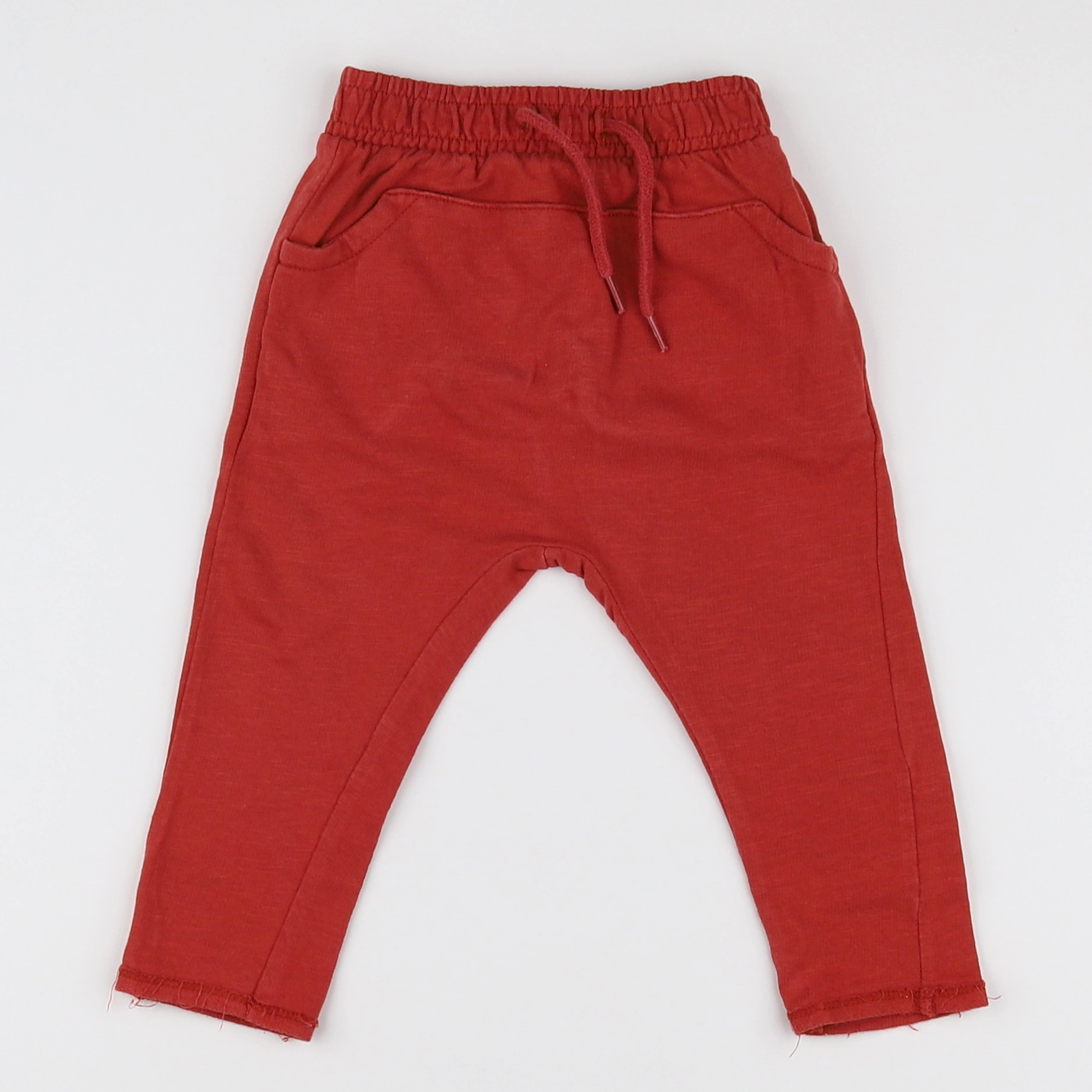 Vertbaudet - pantalon orange - 6 mois