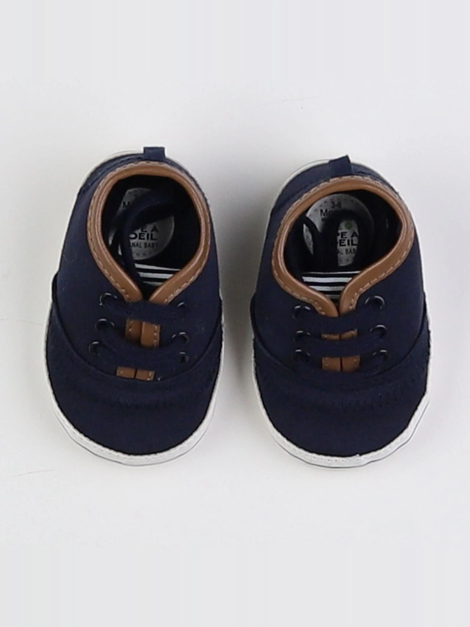 Tape à l'oeil - chaussons bleu, marron - pointure 17