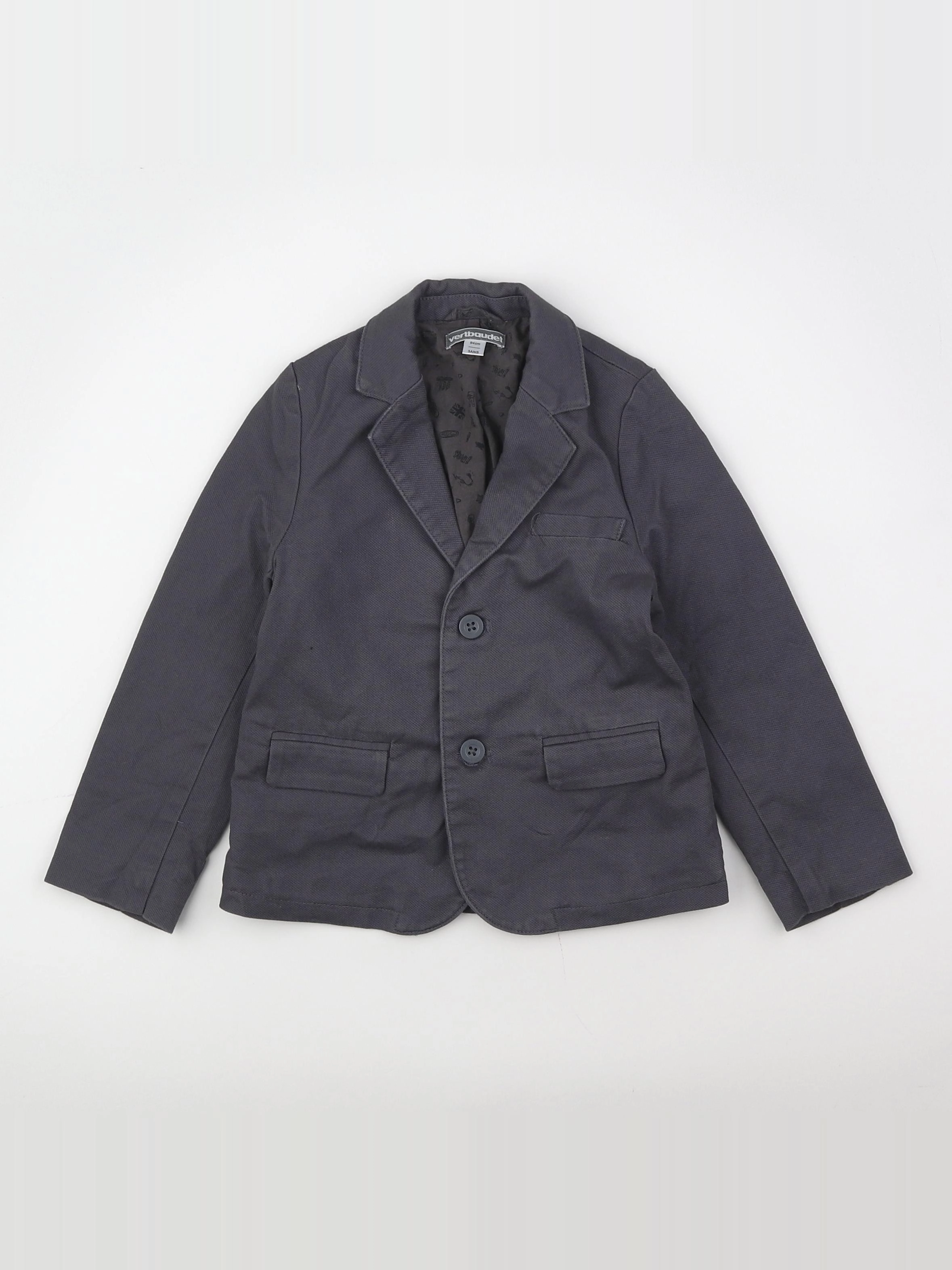 Vertbaudet - veste gris - 3 ans