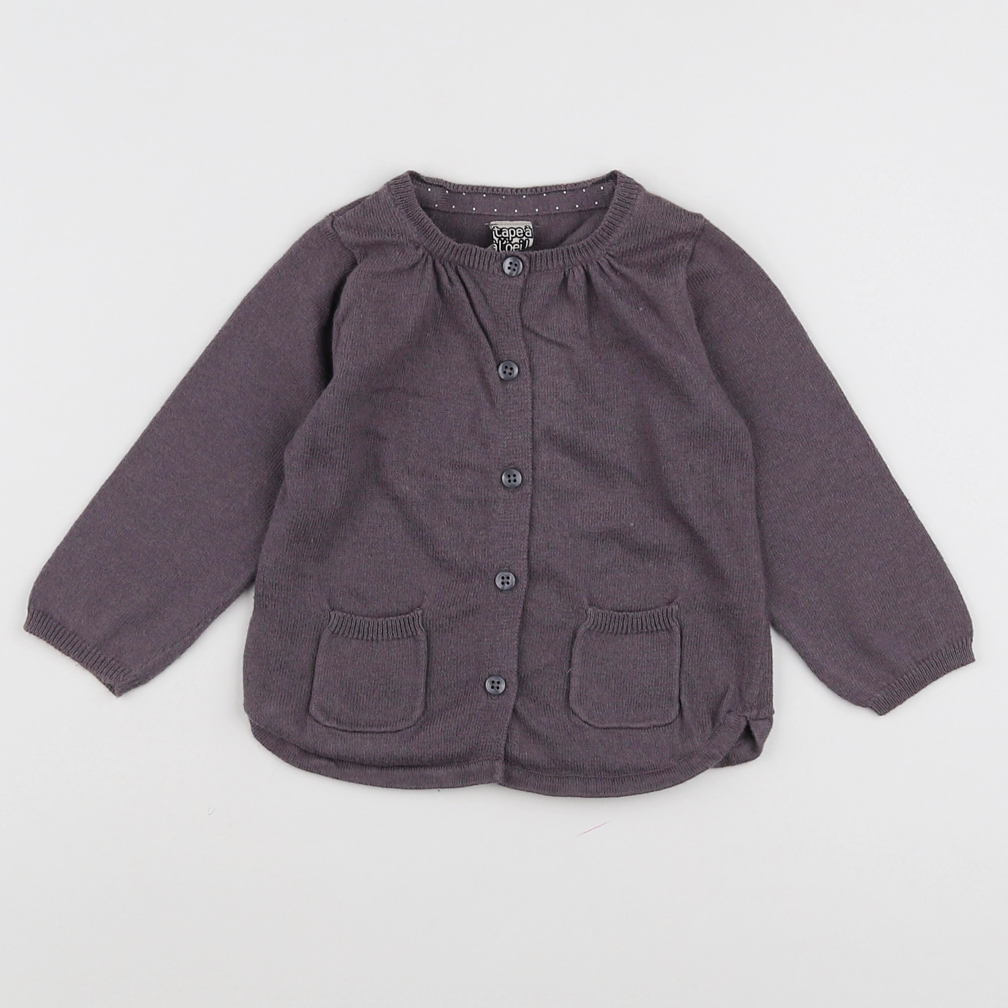 Tape à l'oeil - gilet marron - 12 mois