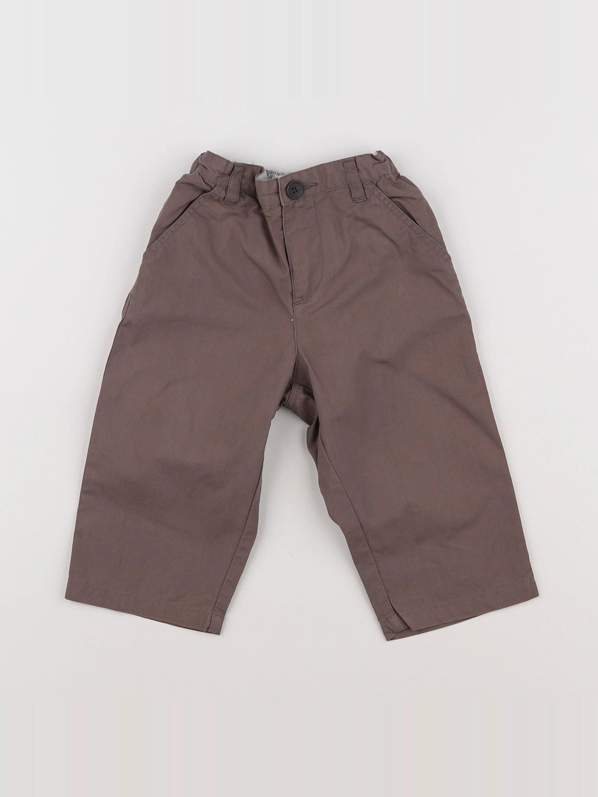 Bonpoint - pantalon marron - 12 mois