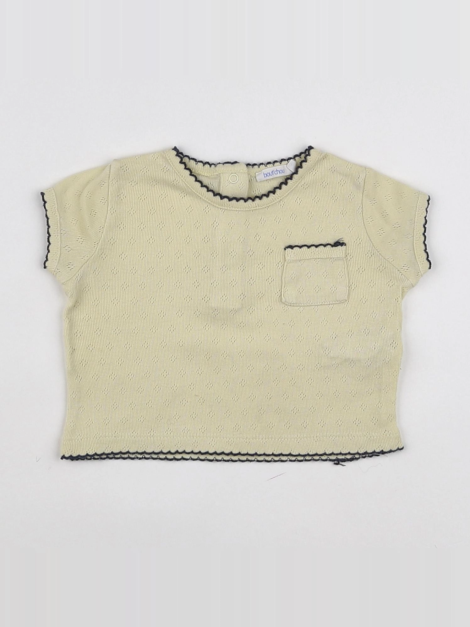 Boutchou - tee-shirt jaune - 6 mois